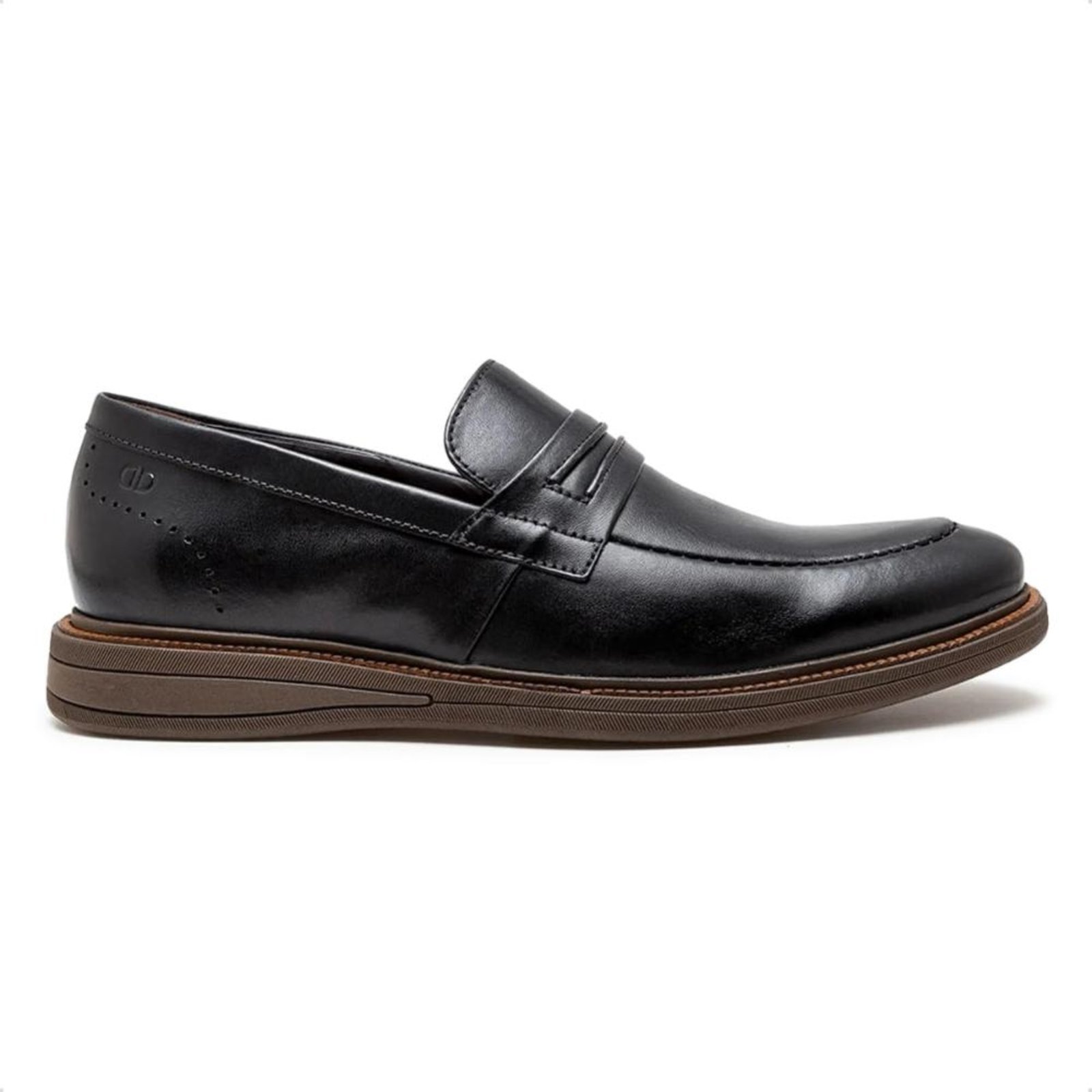 Sapato Social De Couro Democrata Masculino Metropolitan Bay 273103 Preto