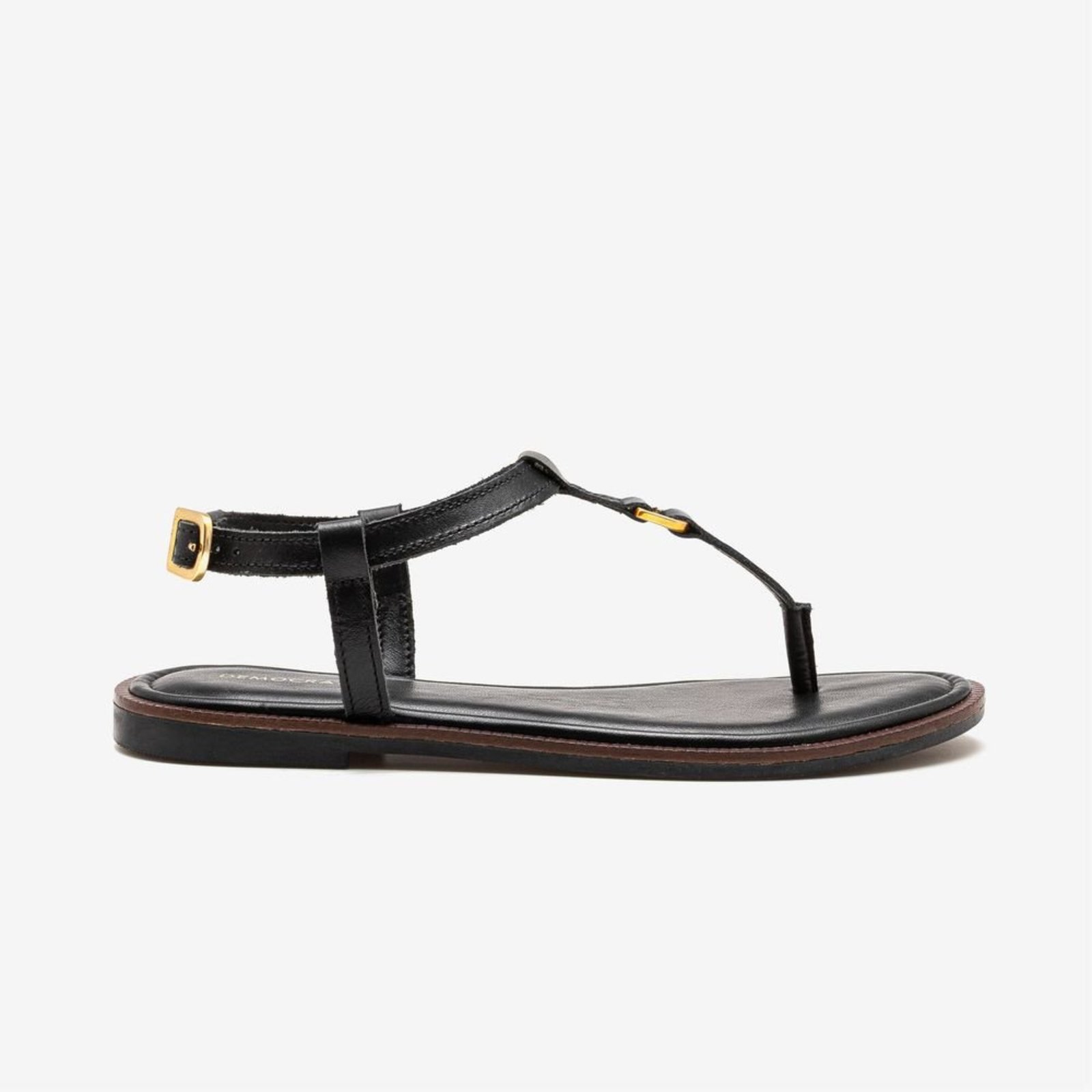 Rasteirinhas Democrata Casual Preto