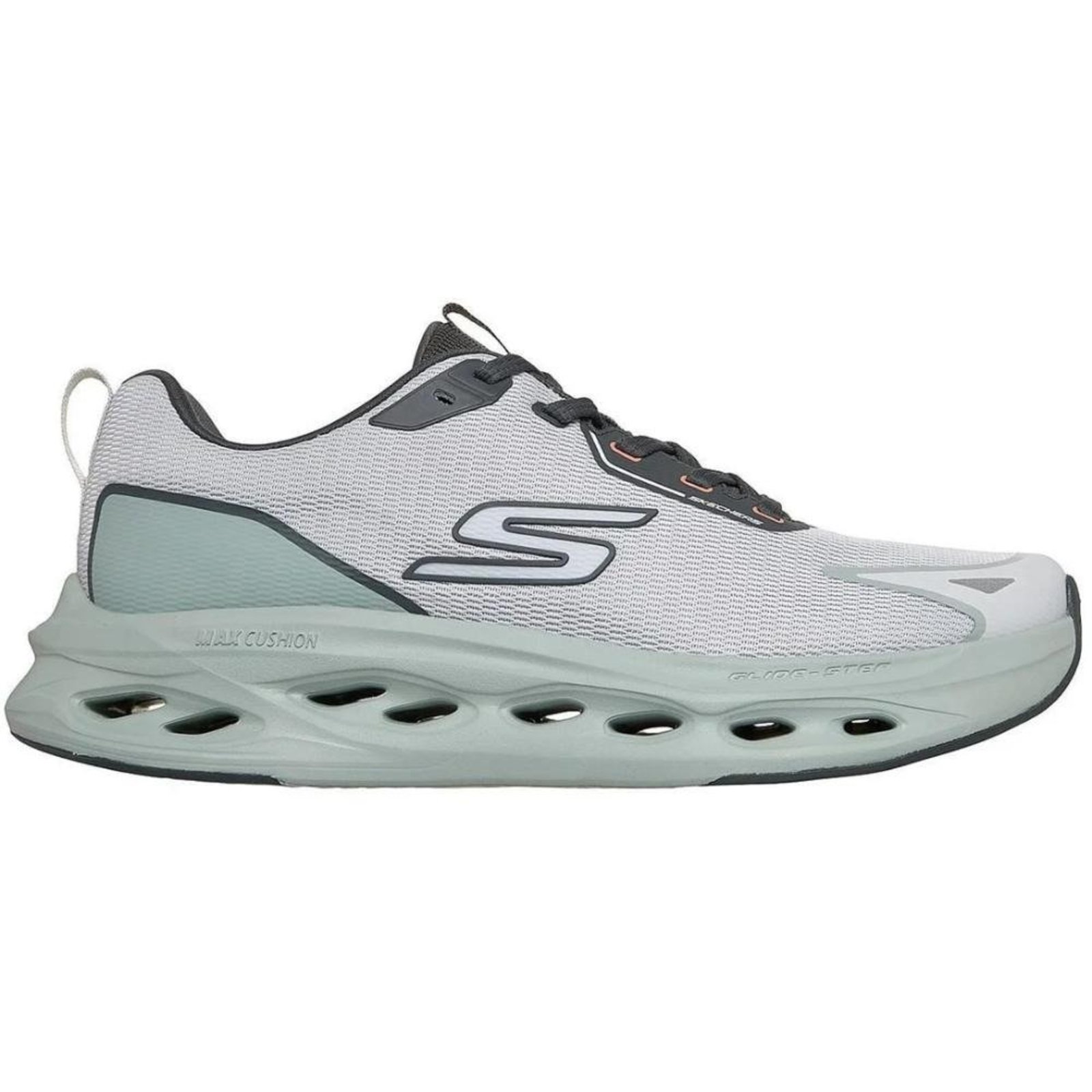 Tenis Skechers Max Cushioning Glide-step Gtm-220417-gycc-cinza CarvÁo