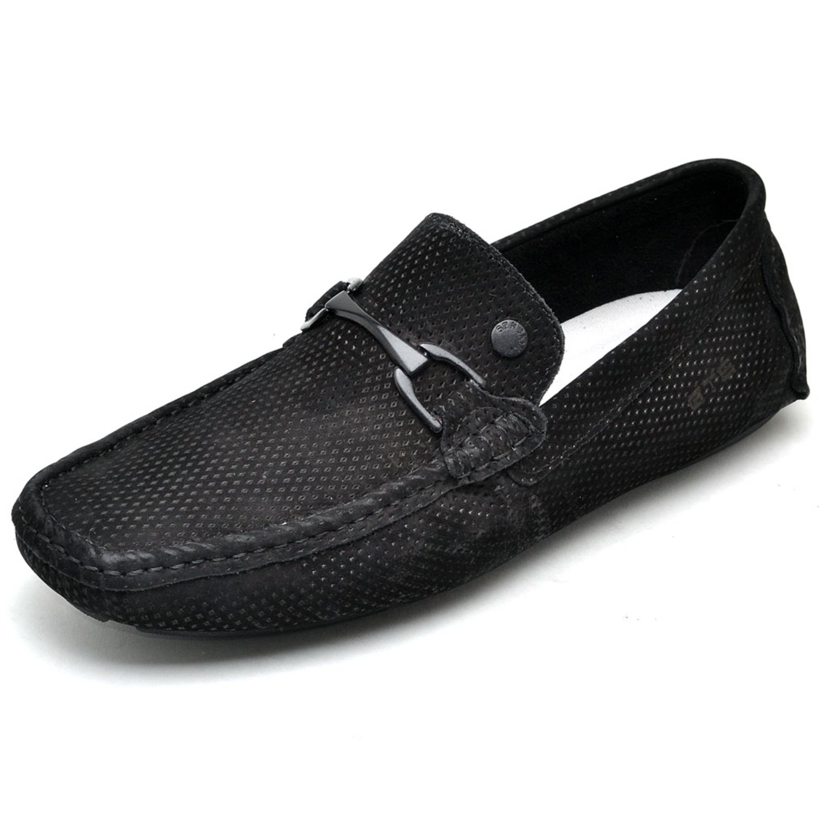 Mocassim Driver GTS Solarium Nobuck Preto