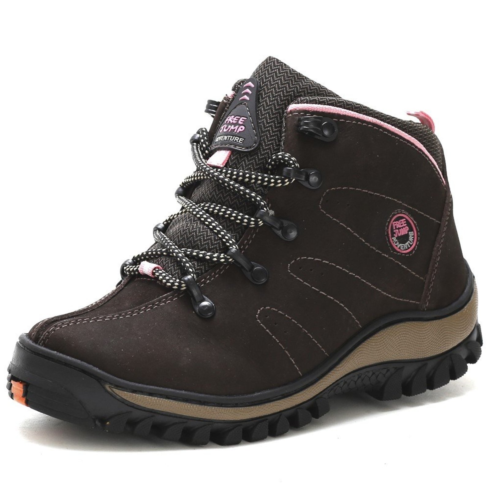 Bota Feminina Rovetto Conforto Coturno Leve Couro Segurança Palmilha Em Gel