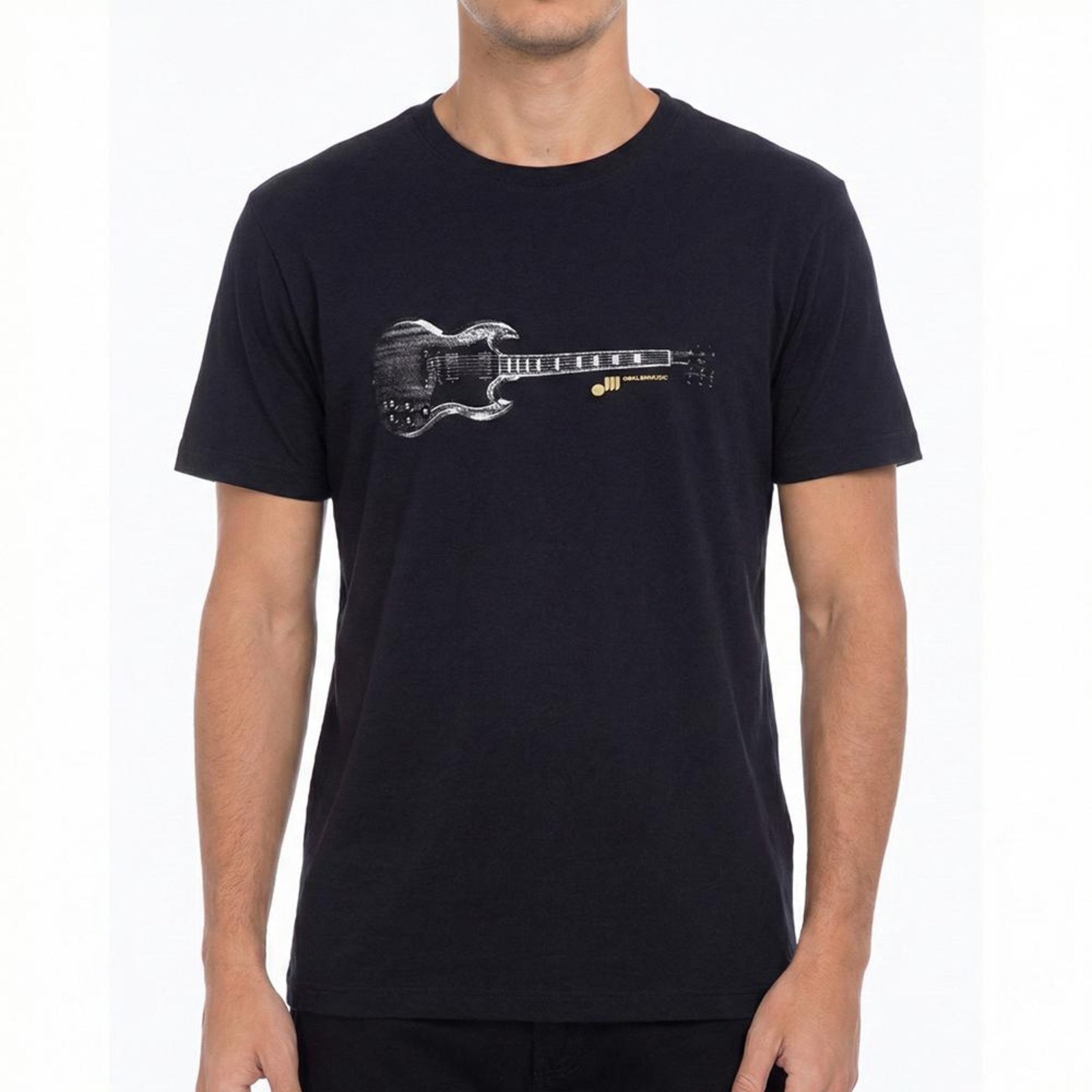 Camiseta Osklen Slim Vintage Black SG Masculina Preto