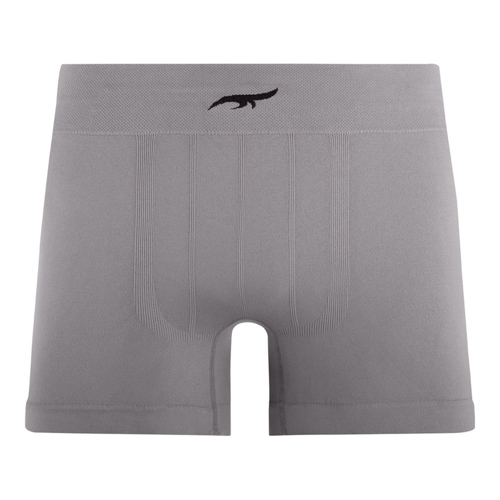 Cueca Boxer Plus Size Lisa Cinza