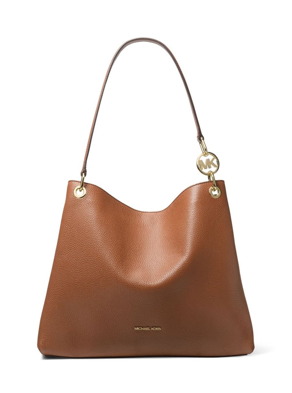 Vista 2 Bolsa Tote Christina Grande De Couro 35T5G8WE6L230 marrom marrom