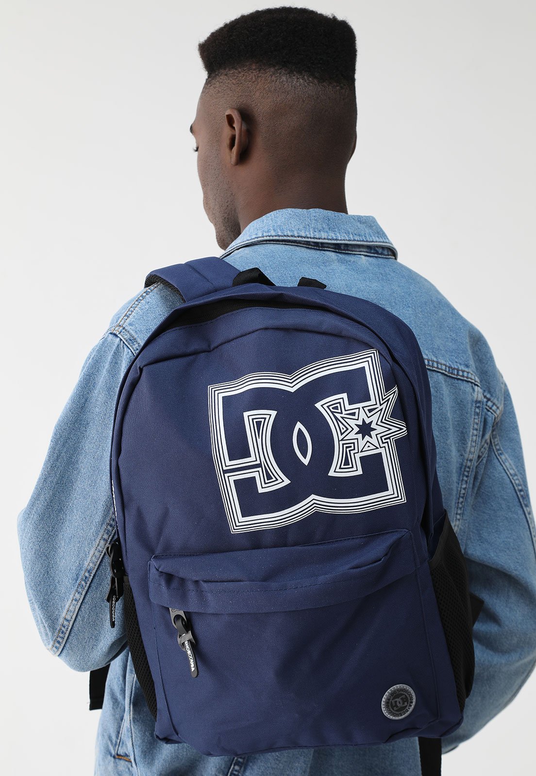 Mochila Unissex DC Logo Azul