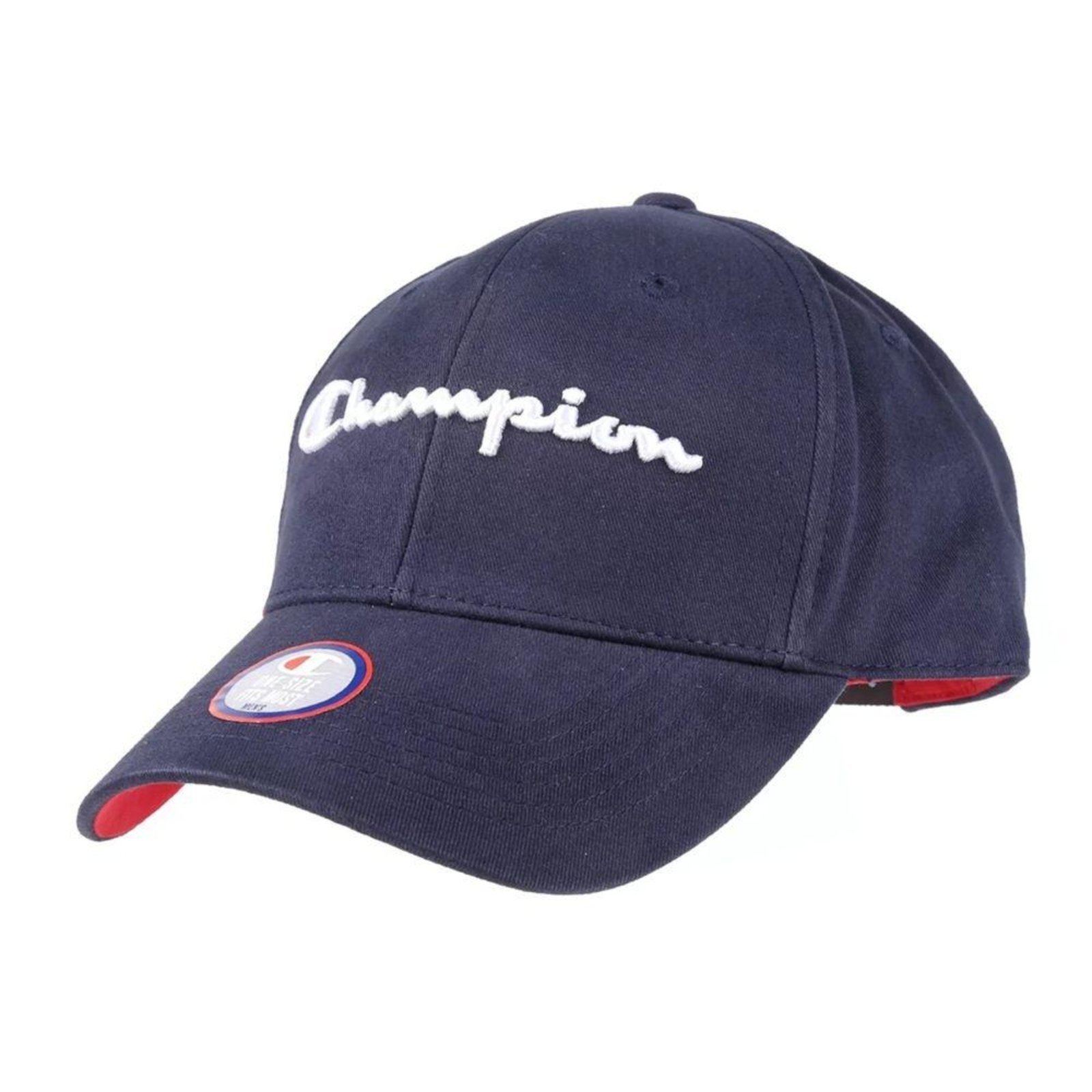 Boné Champion Aba Curva Classic Twill Script Heritage Azul