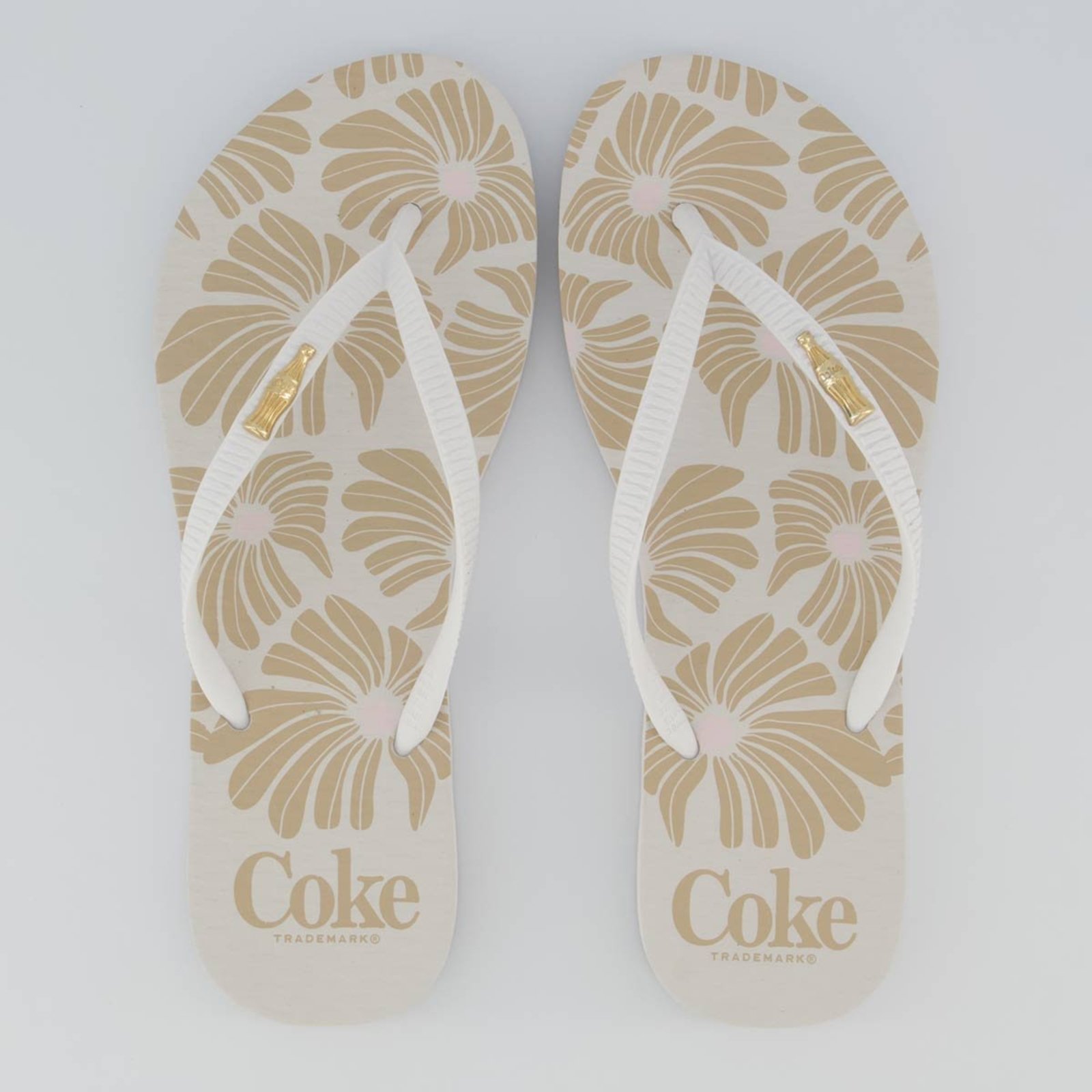 Chinelo Coca Cola Renny Feminino Branco