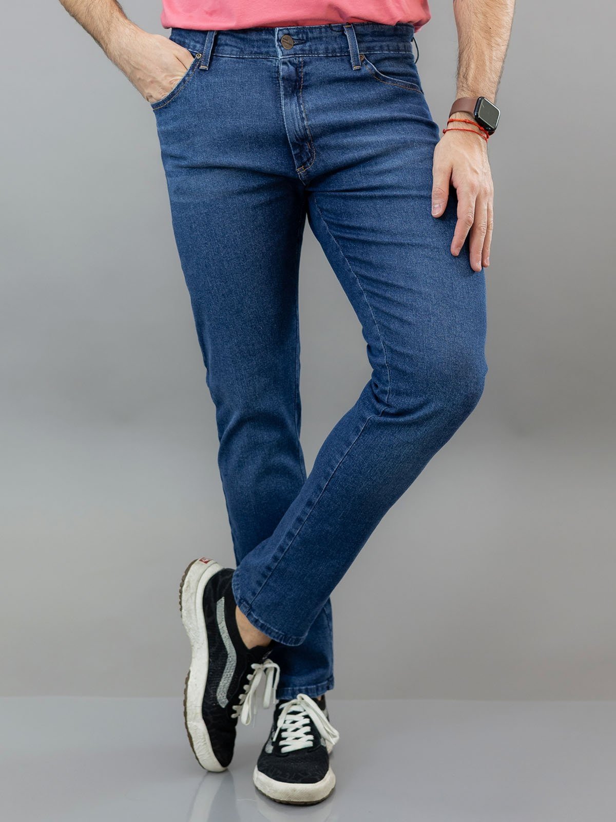 Calça Masculina Slim Jeans Tradicional Elastano Algodão Anticorpus