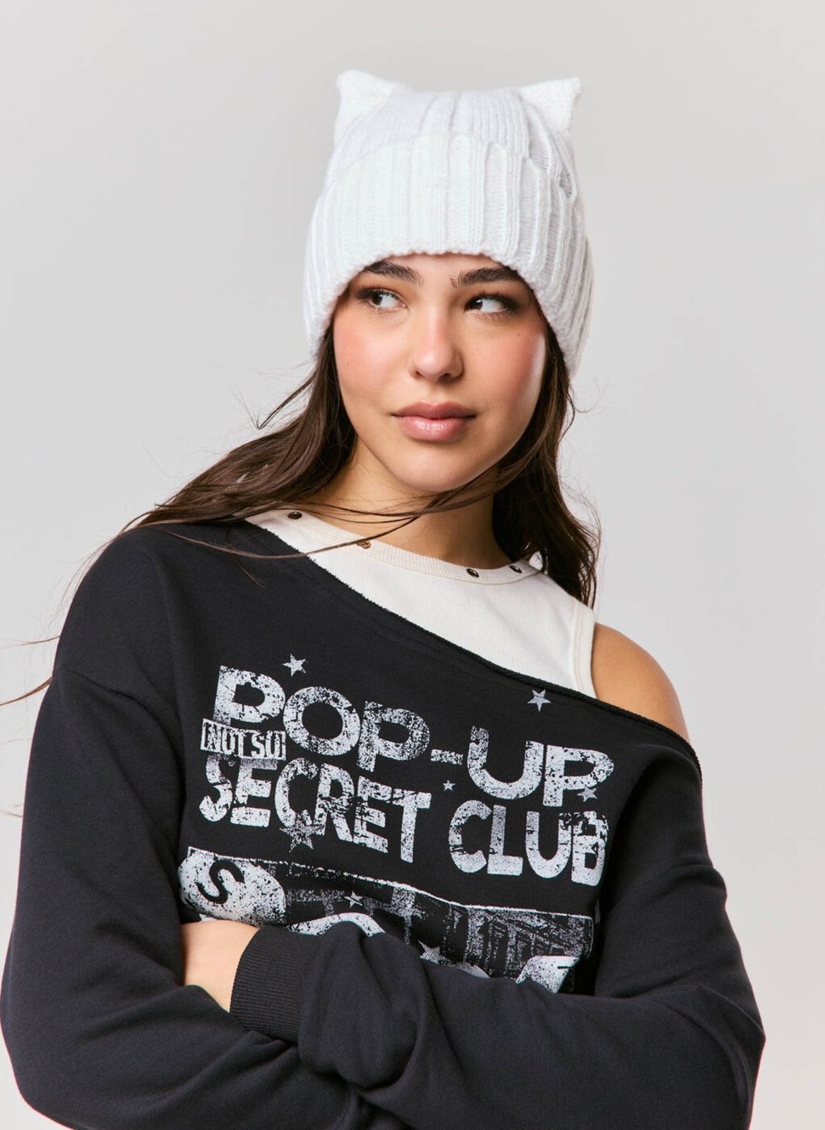 Gorro Tricô Orelhinhas