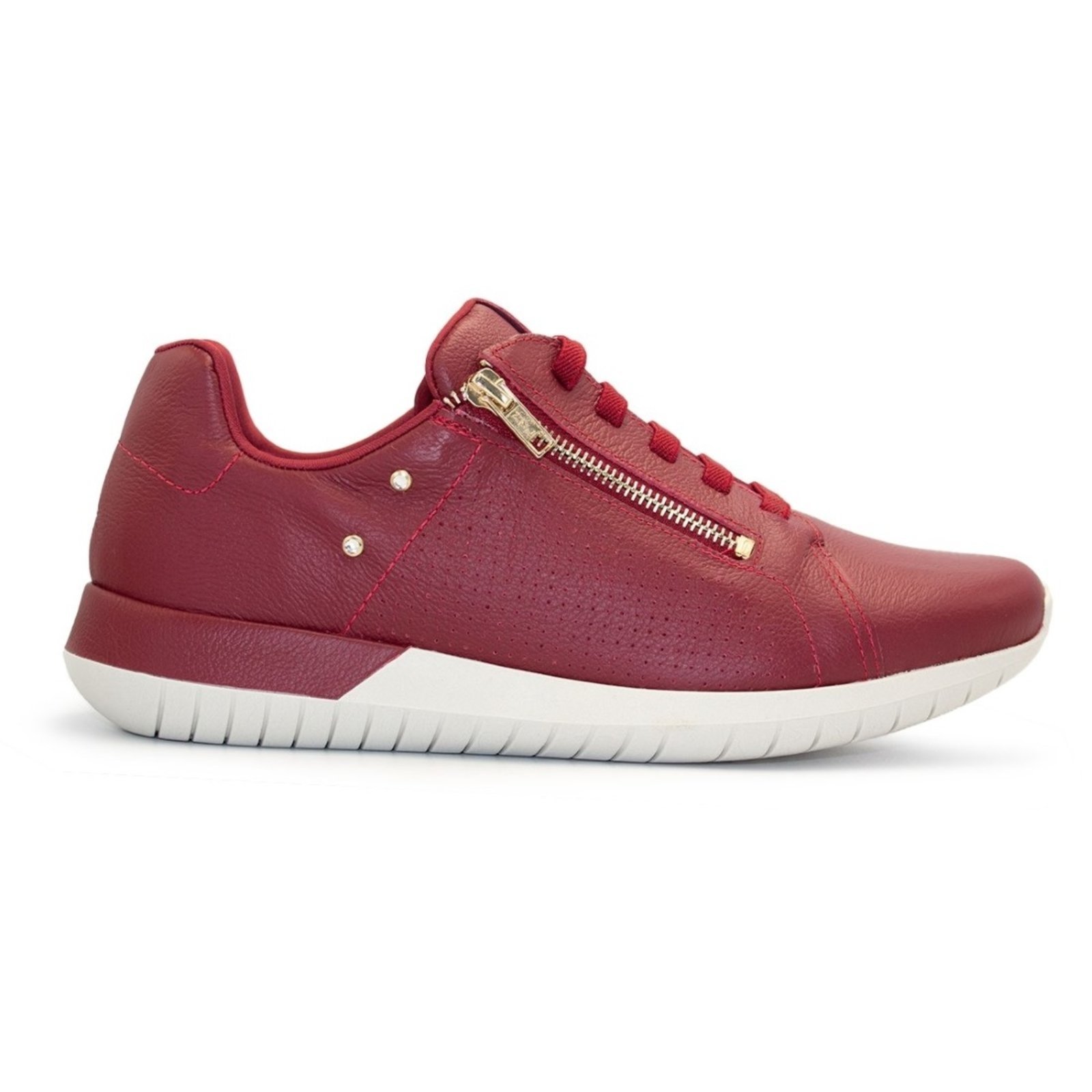 Tênis Usaflex Feminino Elástico com Zíper AH1707