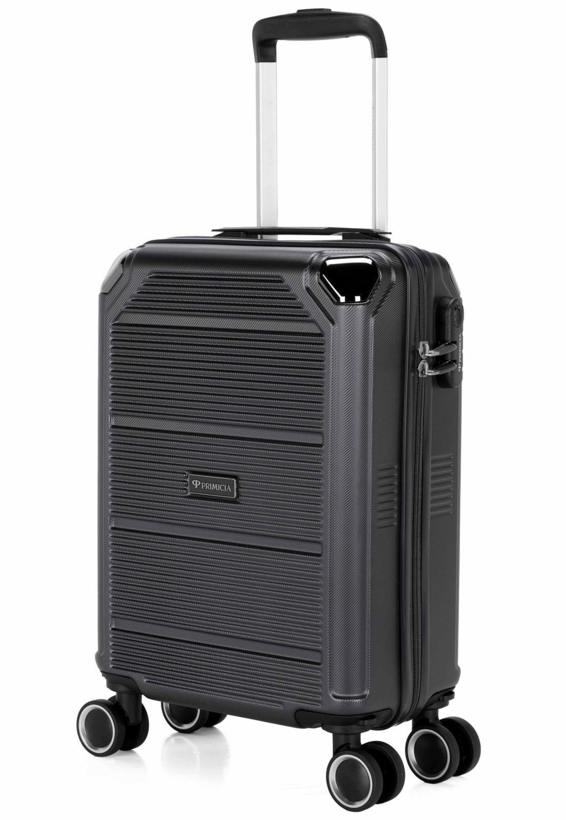 Mala De Viagem Bordo PP Primicia Preto ABS Resistente Anac Cadeado Senha Rodinha Removível 360