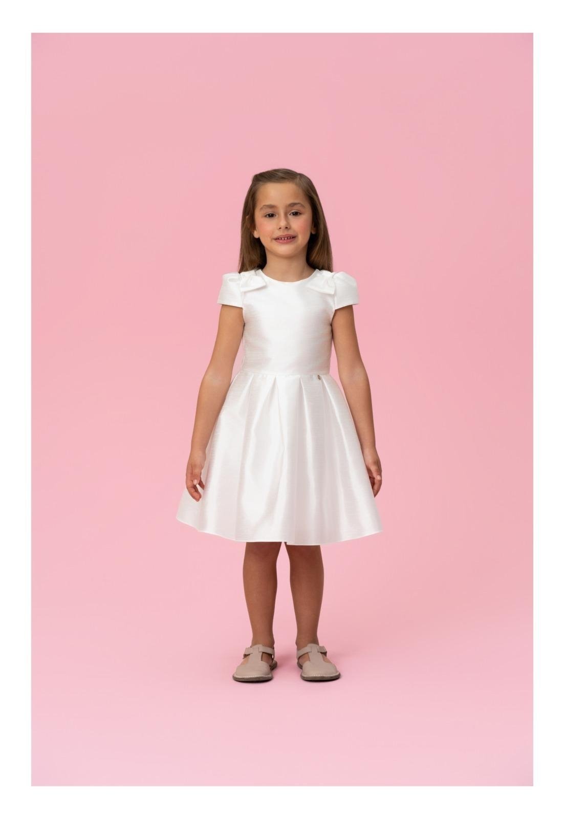 Infantil - Vestido Menina Off Festa Mon Sucré 1 Off-white
