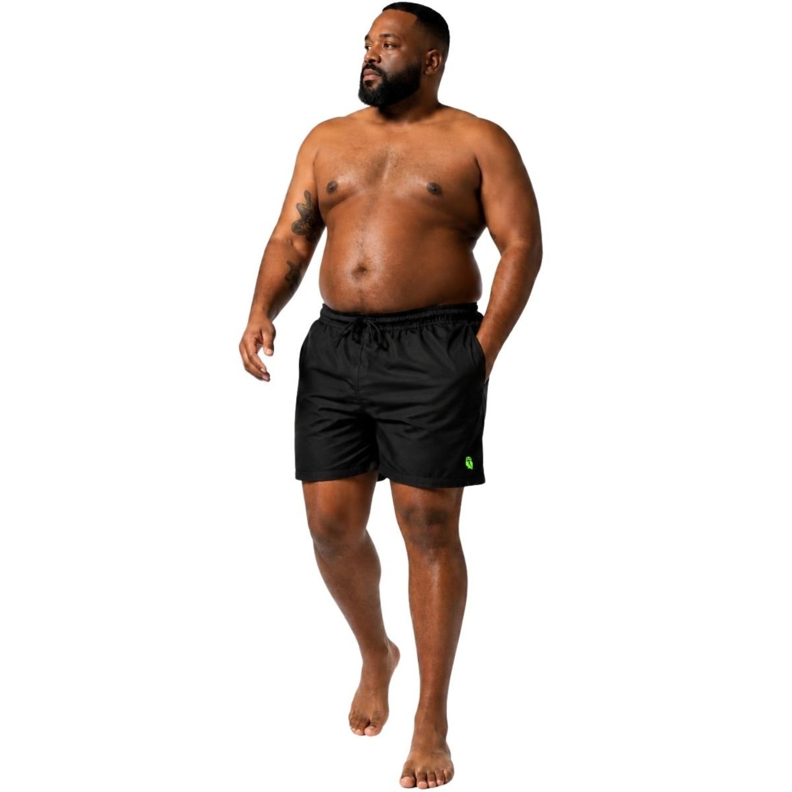 Bermuda Masculina Plus Size Tactel Leve Estampada Moda Praia