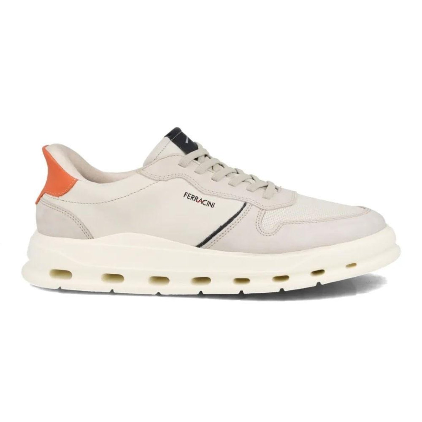 Sneaker Masculino Ferracini Flow Nobuck Off-white