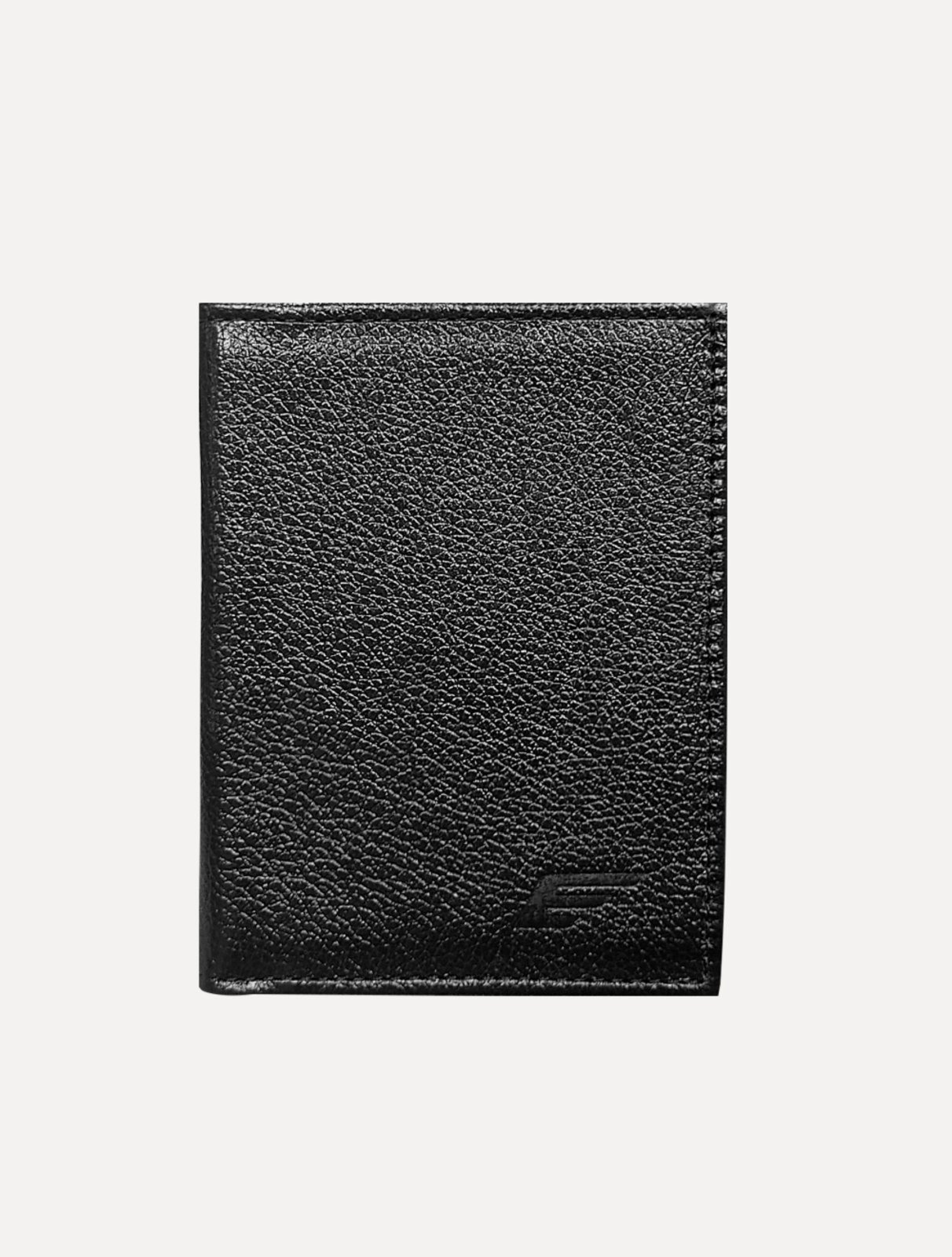 Vista 2 Carteira Ellus Masculina Porta-Cartão Couro Denver Preta preto Ellus preto