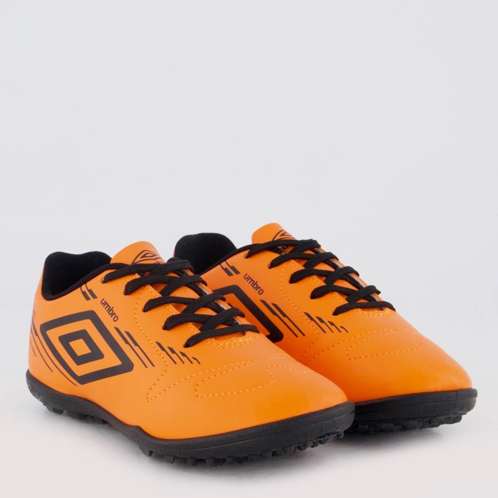 Vista 3 Chuteira Umbro Brave Society Juvenil e Pre laranja Umbro laranja