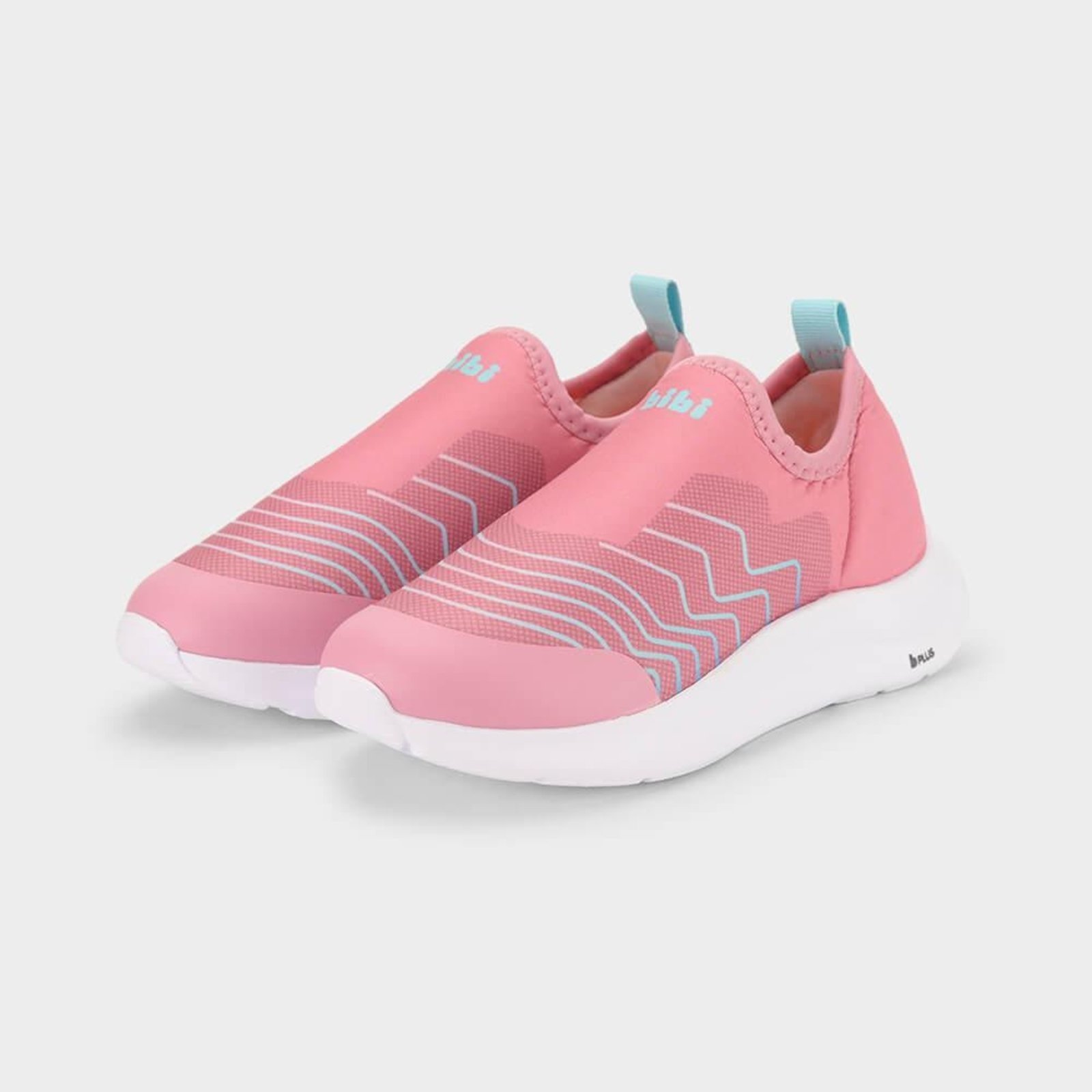 Vista 3 Infantil - Tênis Bibi Action com Azul 1167534 25 Calçados Bibi rosa Calçados Bibi rosa