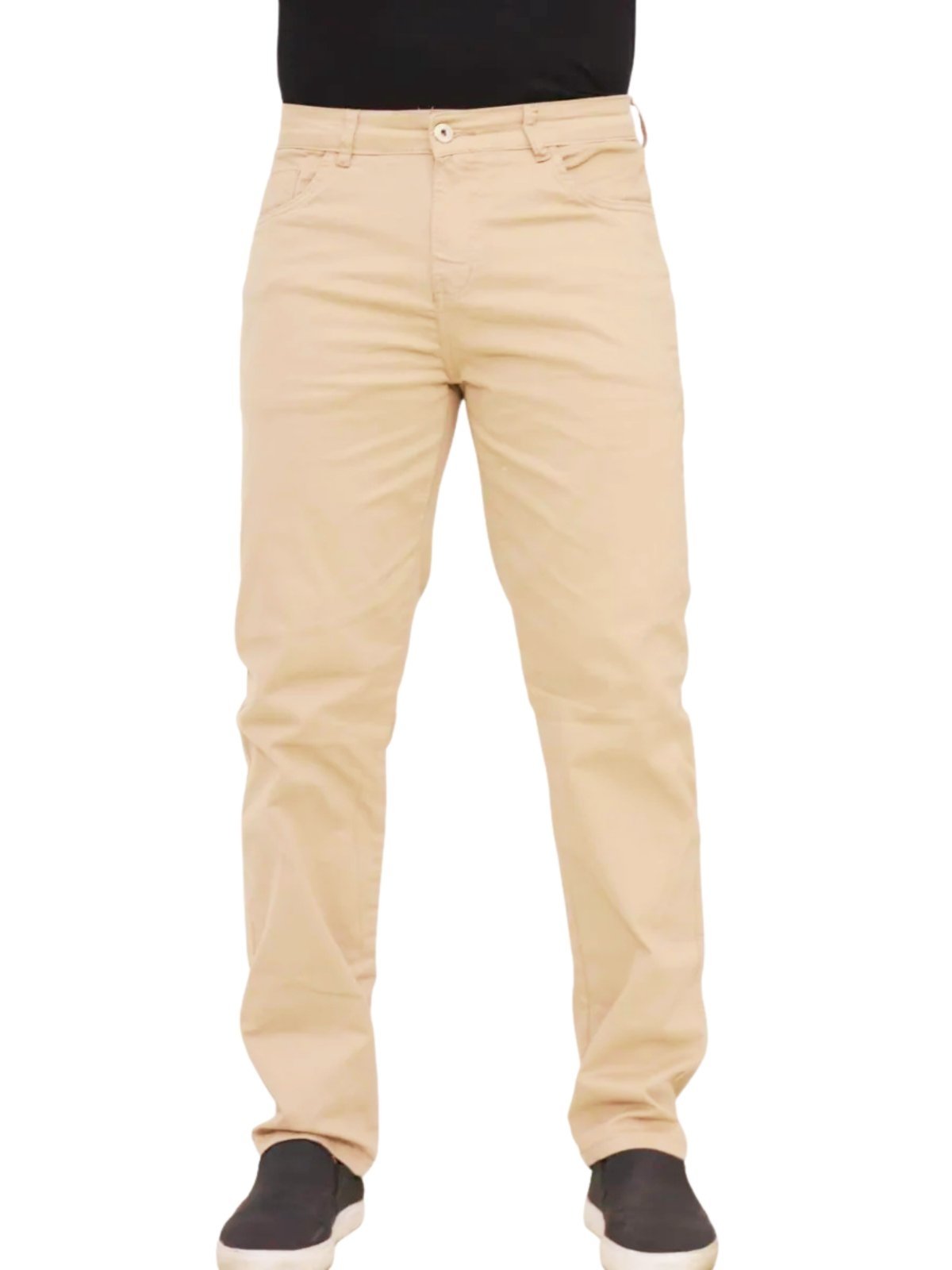 Calça Masculina Jeans Light Tradicional Bege