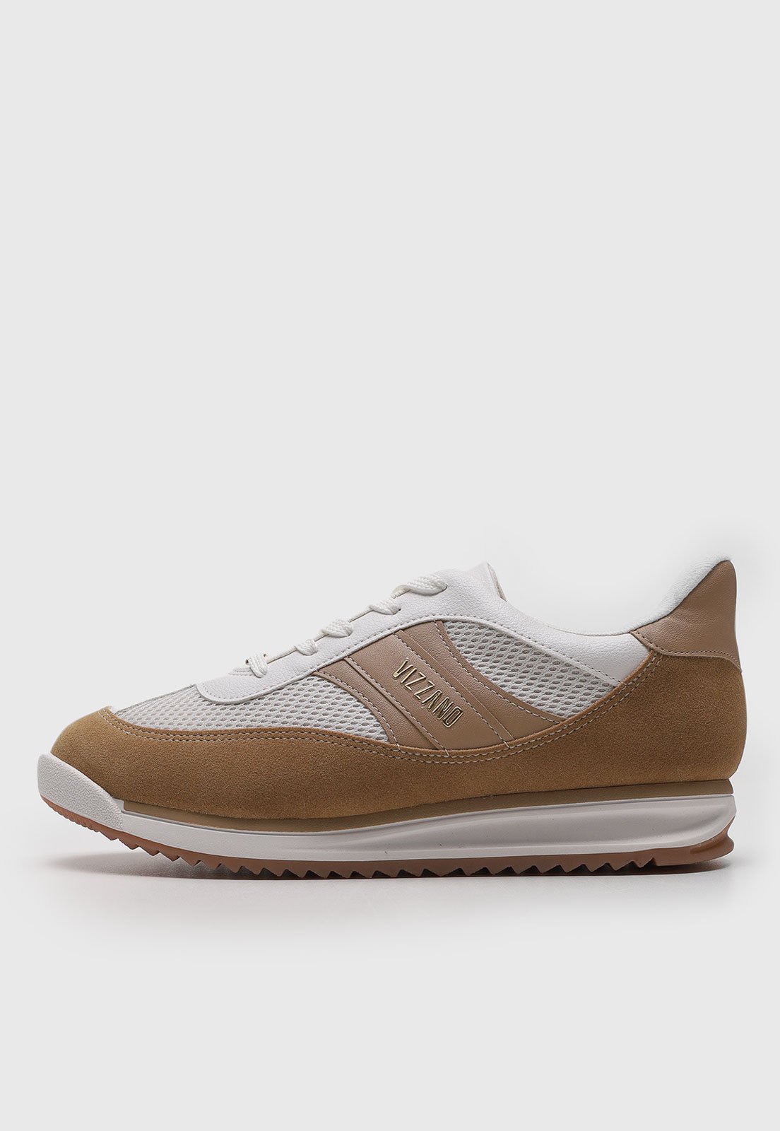 Tênis Vizzano Recorte Suede Branco