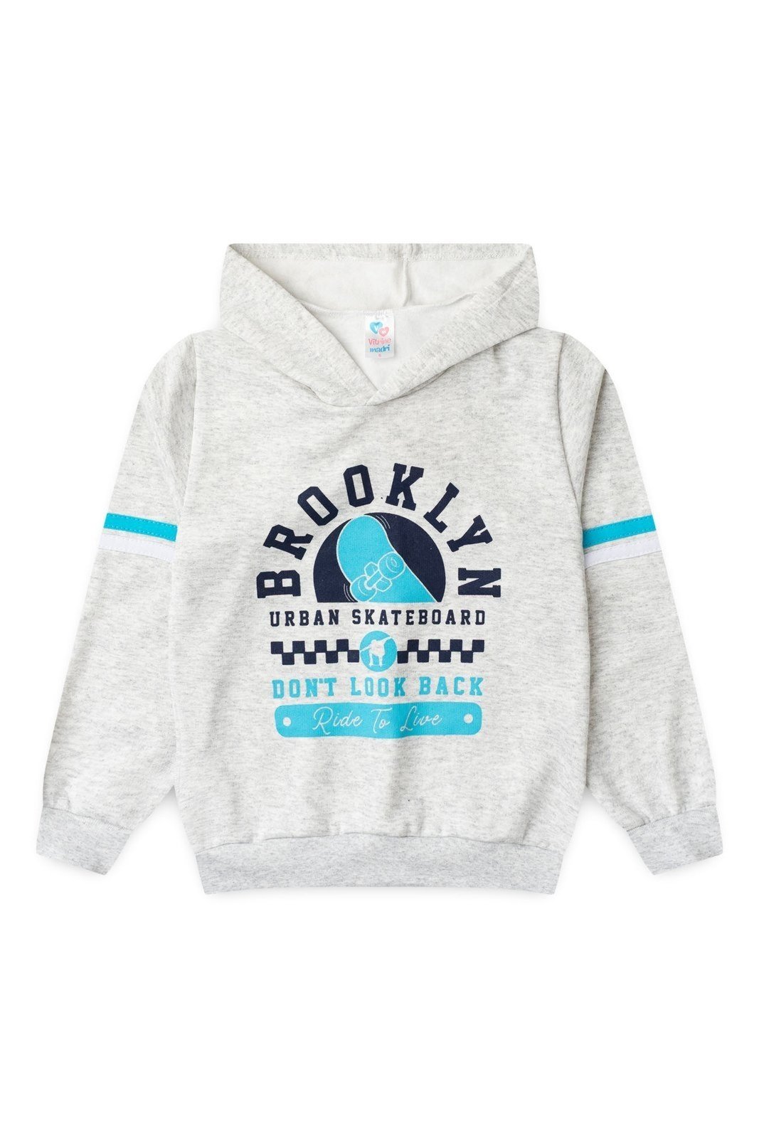 Infantil - Blusa Moletom Menino c/ Capuz Brooklyn Urban