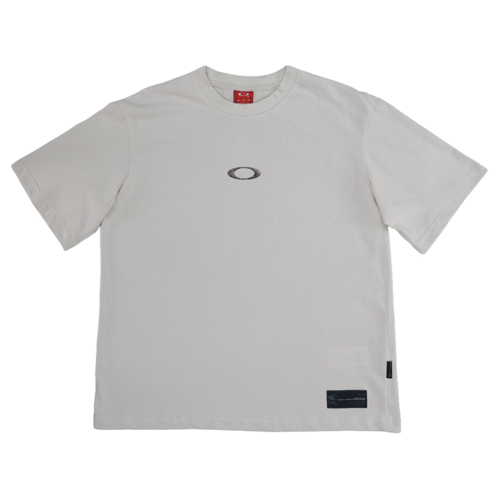 Camiseta Masculina Oversized Oakley Ellipse Rocky Ss Mist