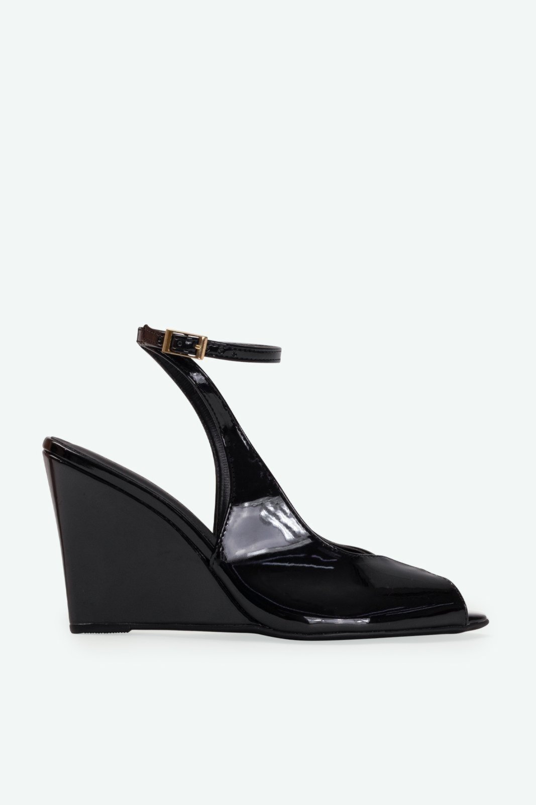 Vista 2 Peep Toe Lis Suzana Santos preto Suzana Santos preto