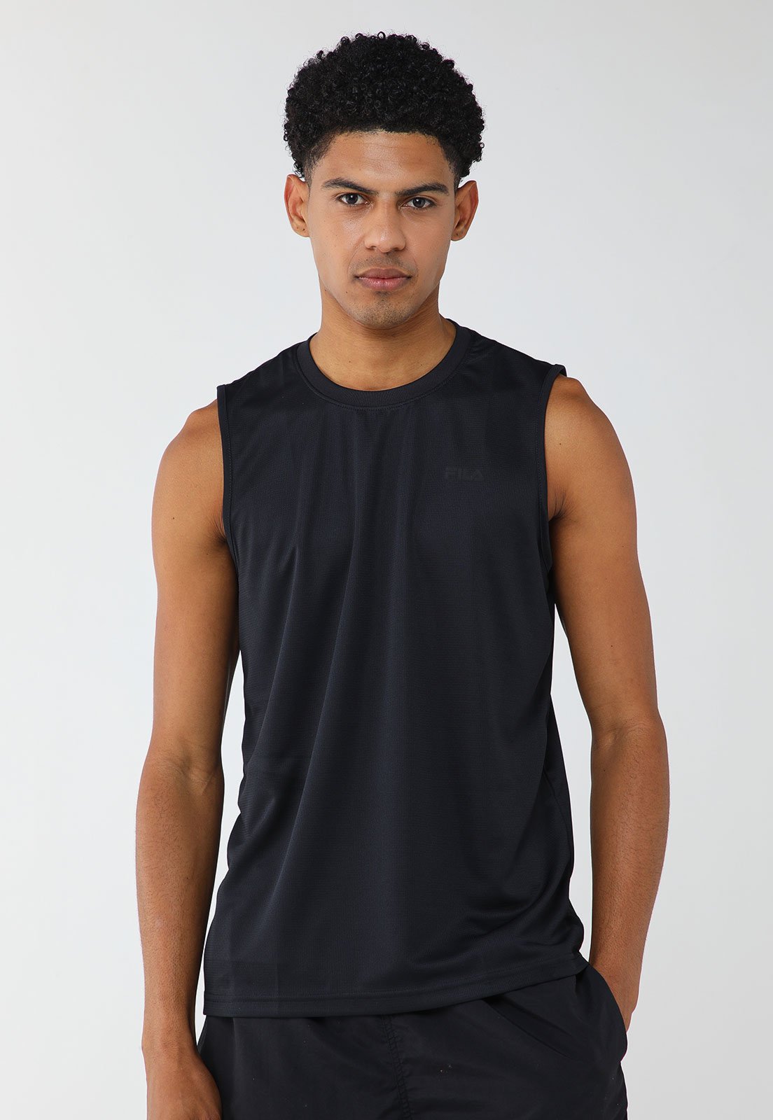 Camiseta Masculina Fila Myler Preta