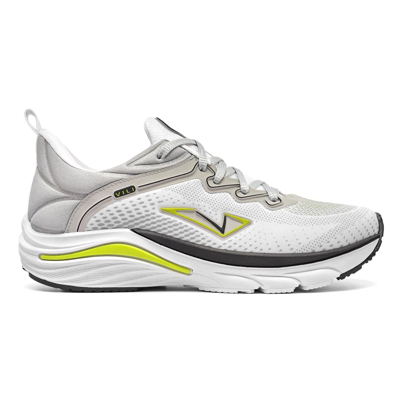 Tênis Feminino Branco Vili Striker Academia Masculino Unissex Branco Cinza