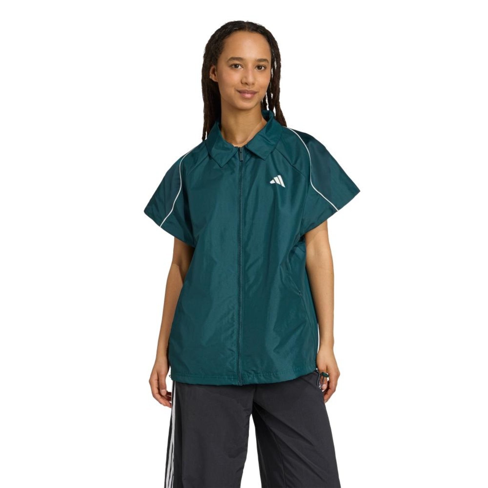 Camisa Stadium Cover Up adidas Sportswear Verde