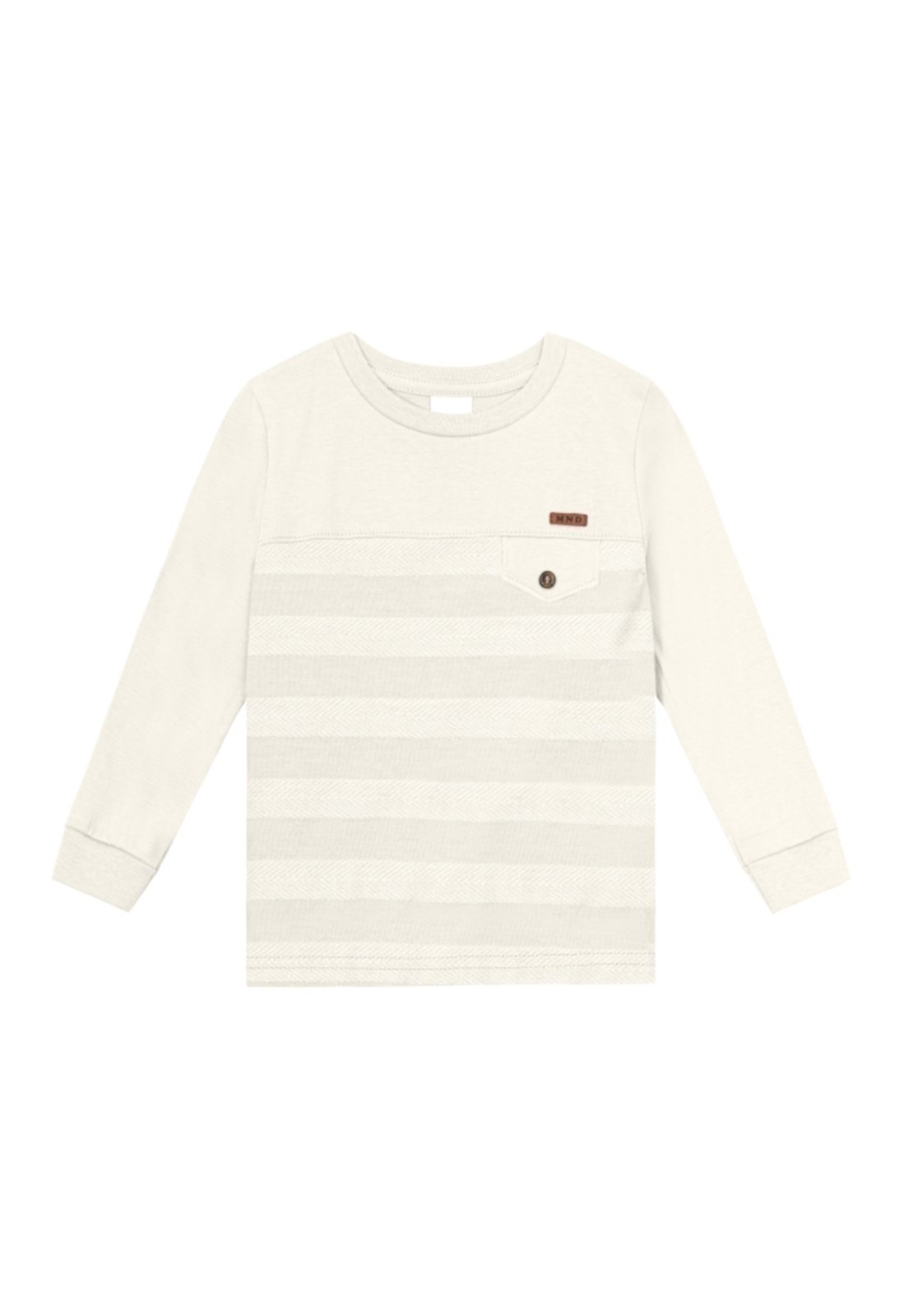 Infantil - Blusa Manga Longa Brandili Off 4 Off-white