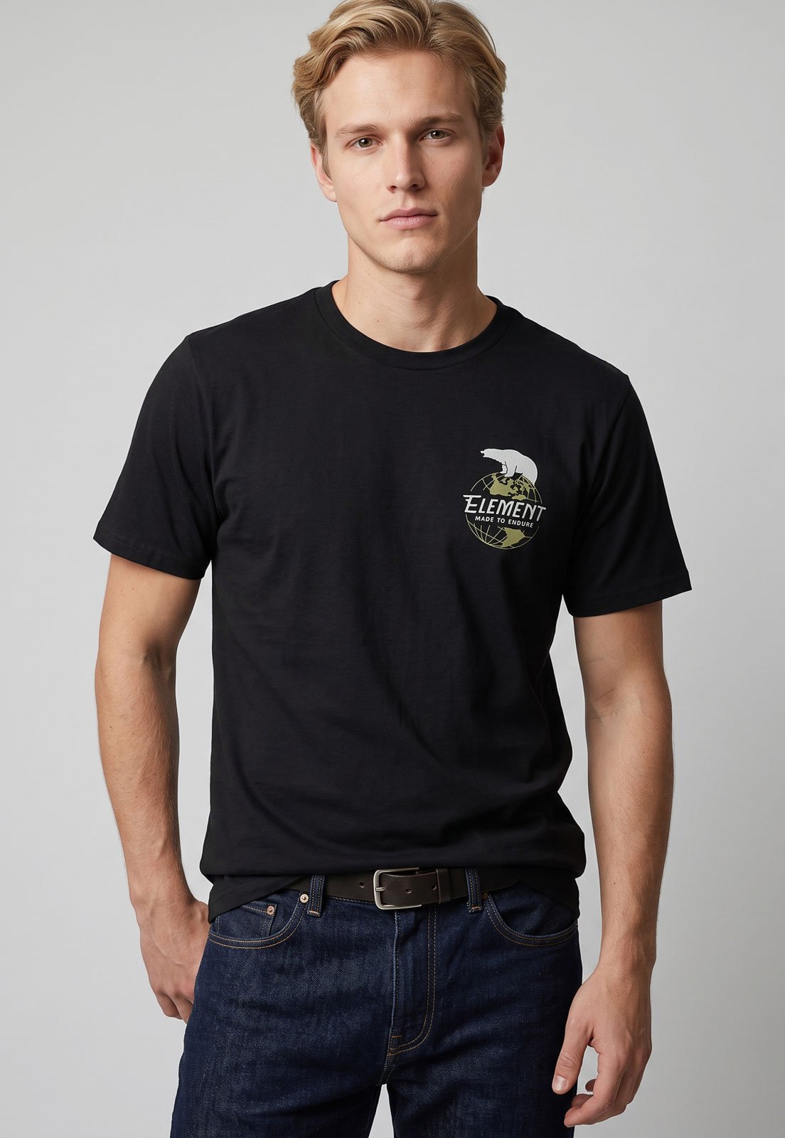 Camiseta Masculina Element Artic Preta