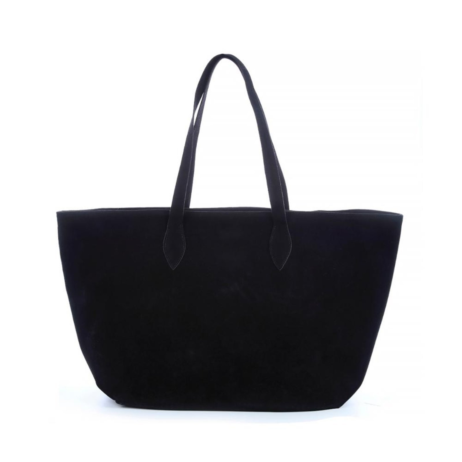 Bolsa Grande 2 em 1 Francy Camurça Preto Preto