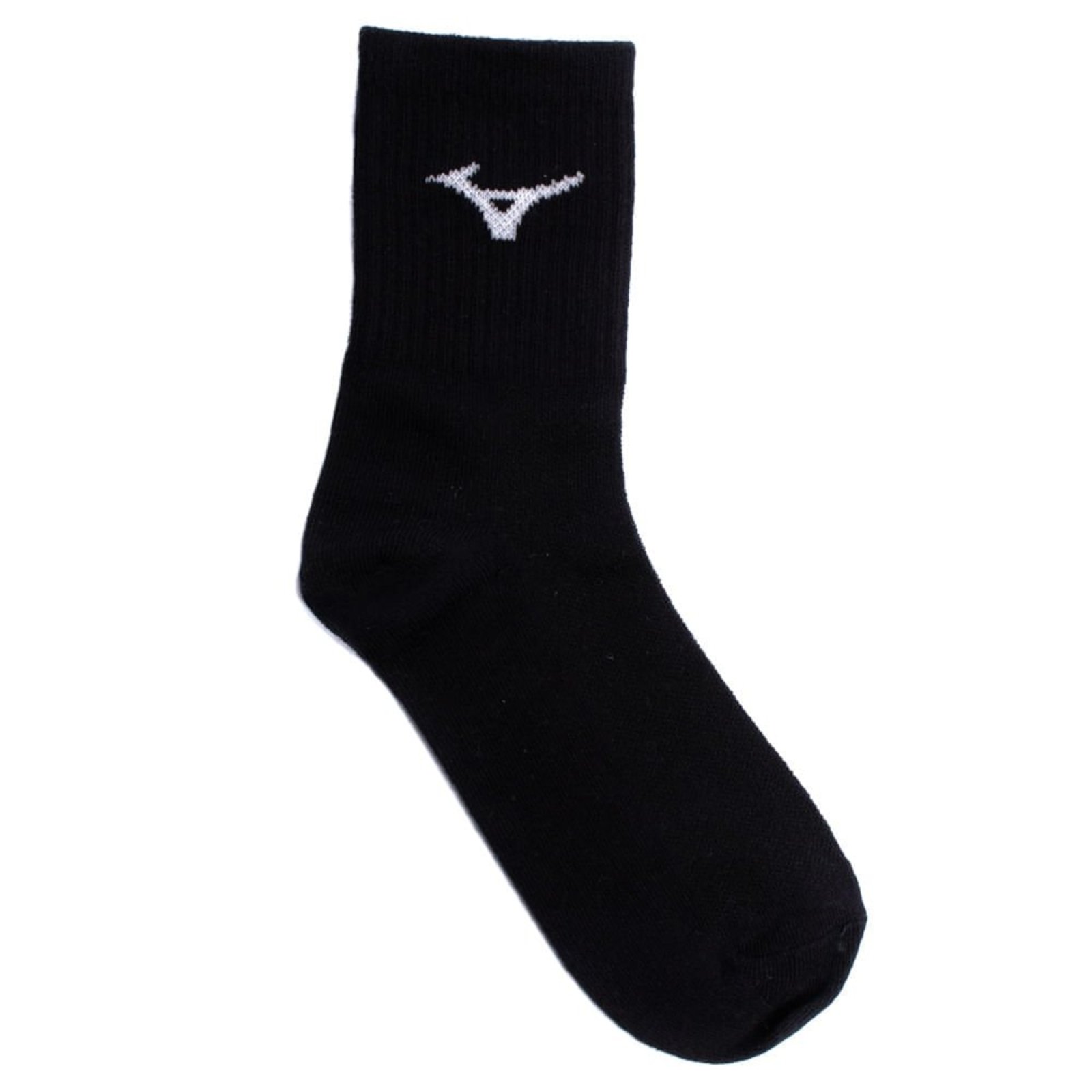 Vista 3 Kit 3 Pares Meias Esportivas Mizuno Cano édio Branco/Preto Mizuno cinza
