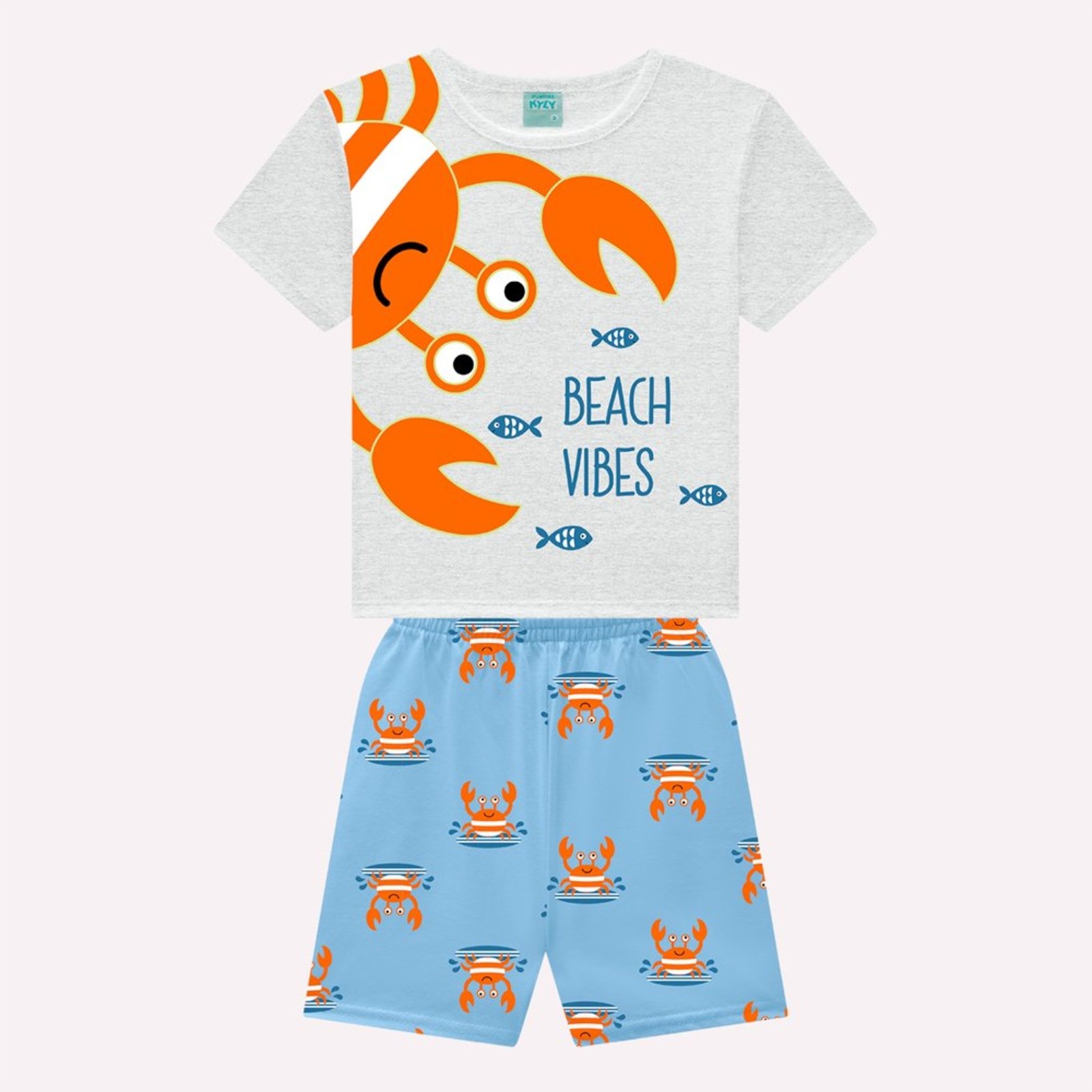 Pijama Menino Caranguejo Kyly