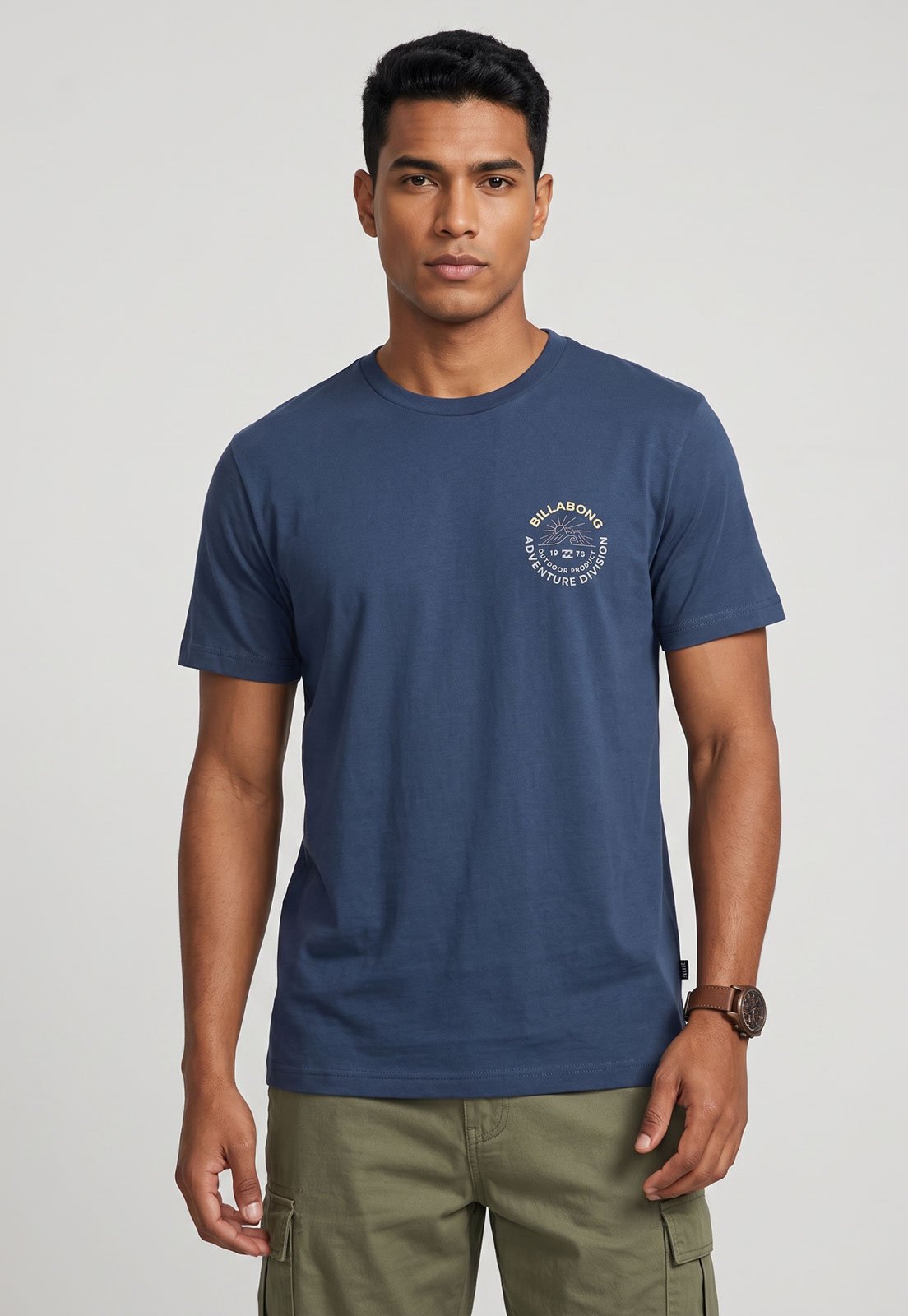 Camiseta Masculina Billabong Rockies I Azul
