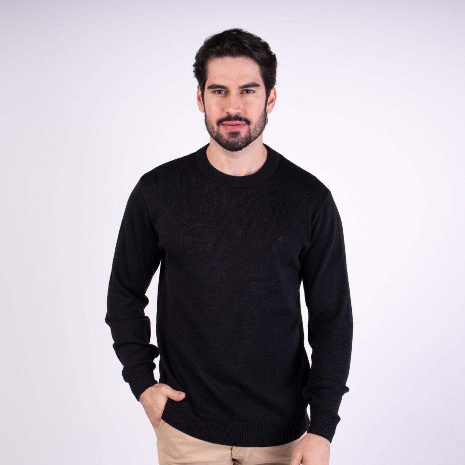 Suéter Tricot Forum Preto