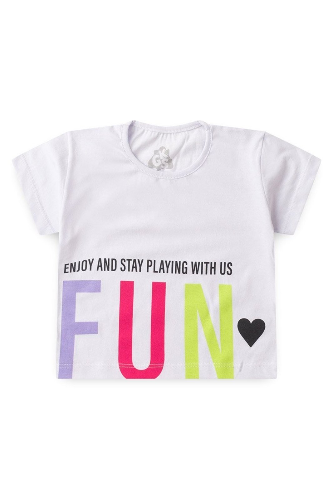 Infantil – Conjunto de Verão para Menina Cropped FUN – GKS