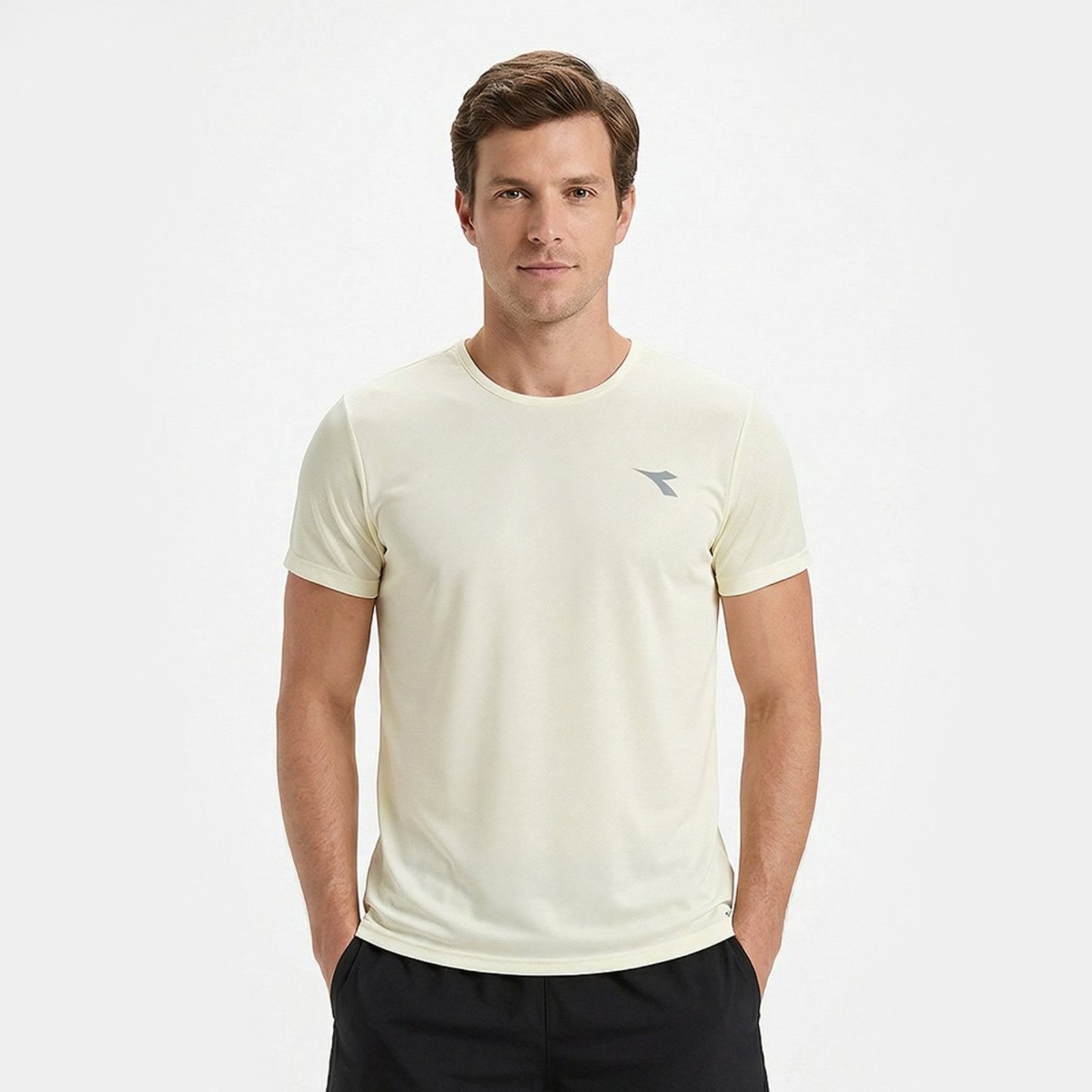Camiseta Diadora Logo Off White