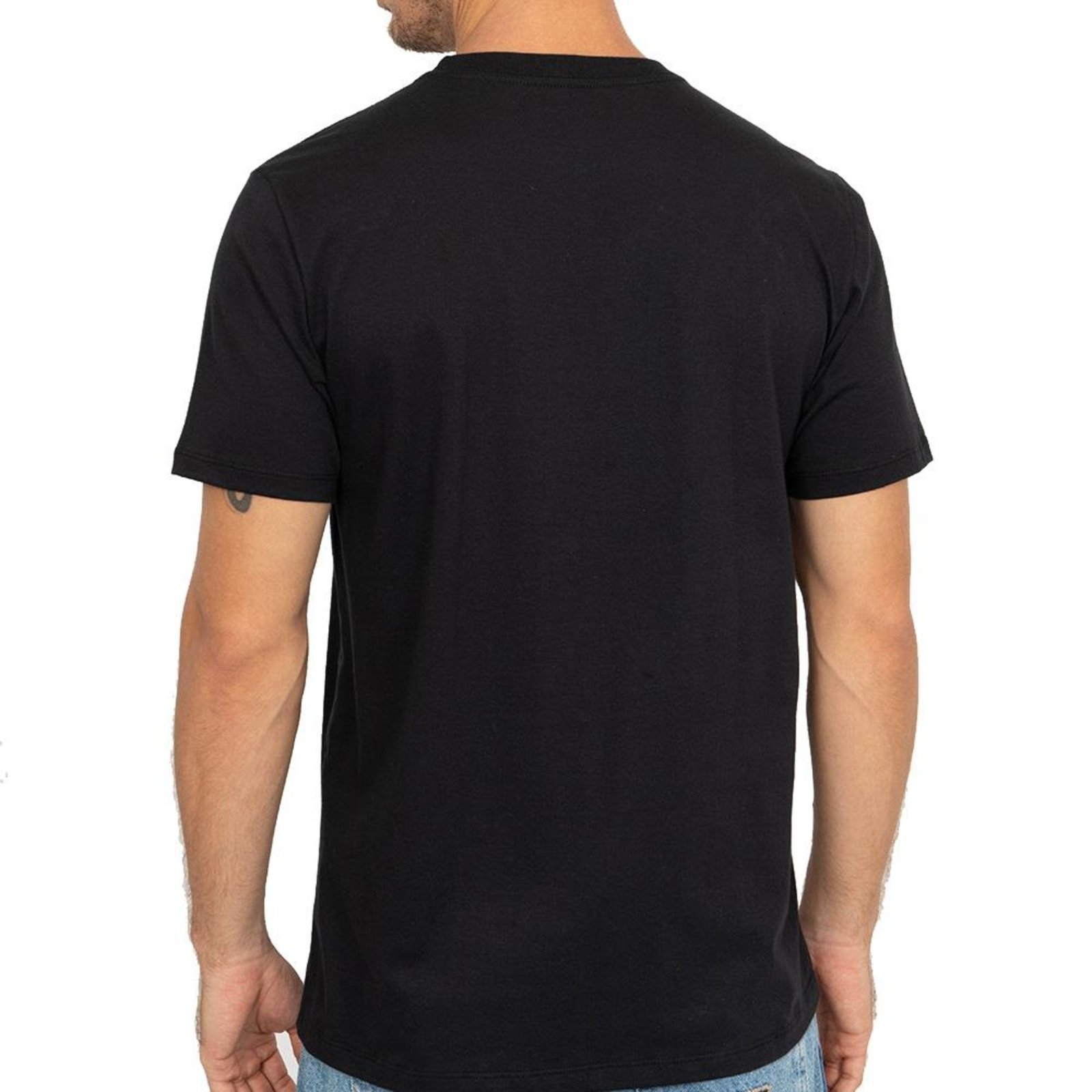 Camiseta Quiksilver Gradient Type Antique WT26 Preto