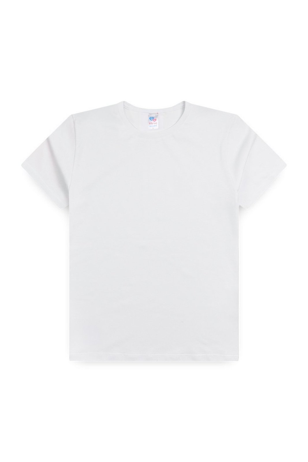 Infantil - Camiseta Meia Malha Juvenil Masculina Básica