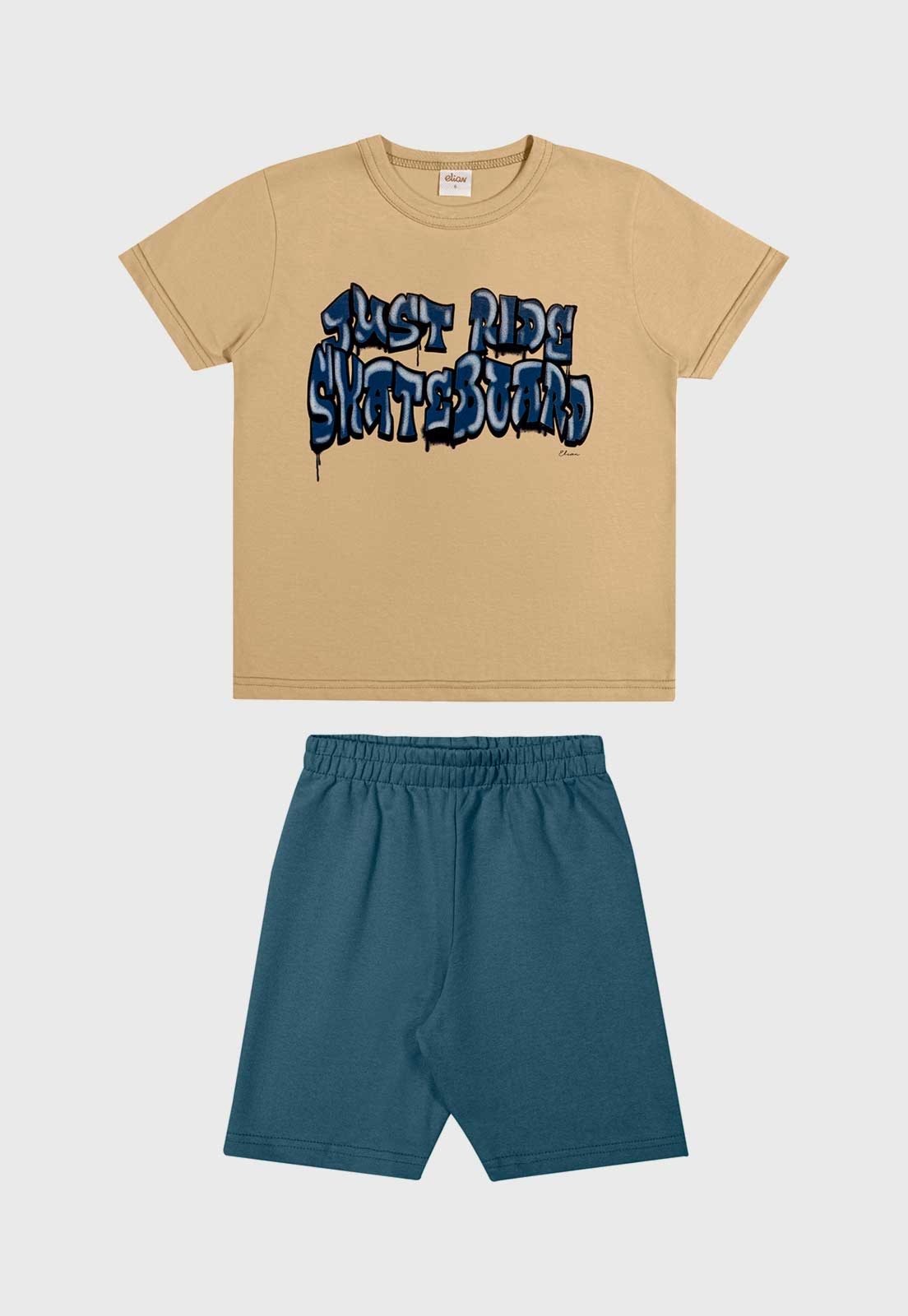 Infantil - Conjunto Curto Elian Estampa Graffite