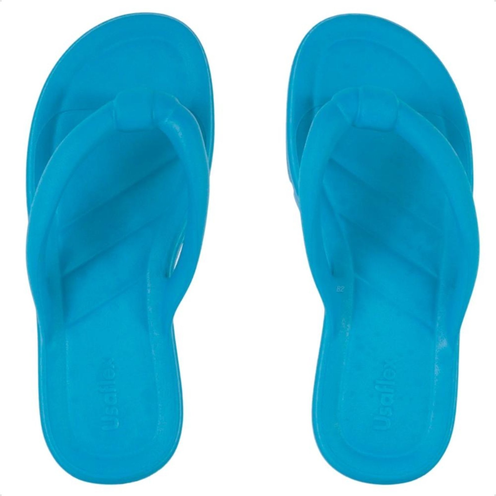 Chinelo Usaflex Poofy Plataforma Eva Azul