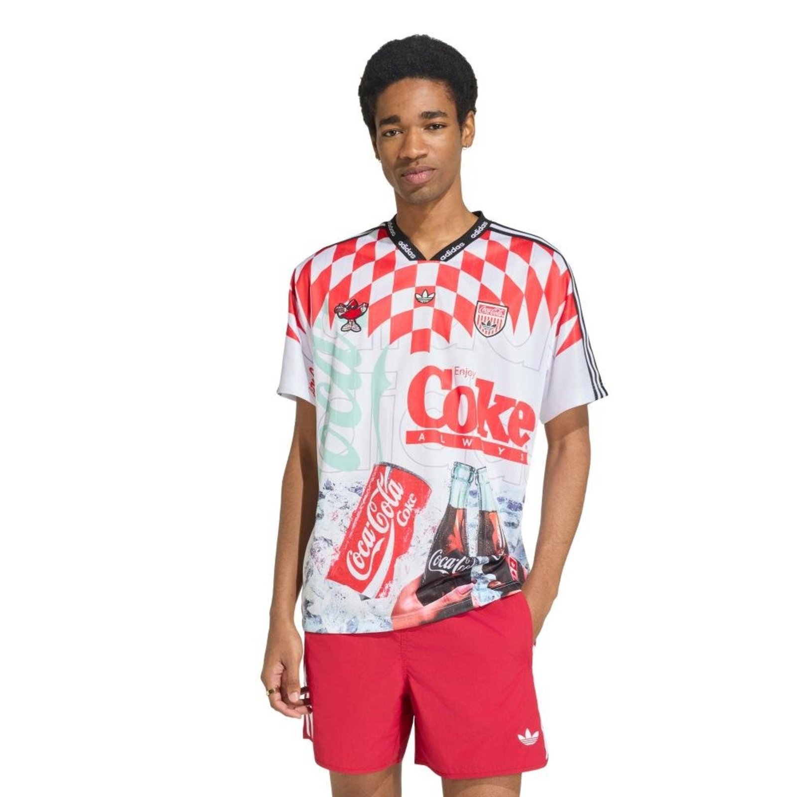 CAMISA SPORT MASH-UP COCA-COLA CLASSIC adidas Originals Branco