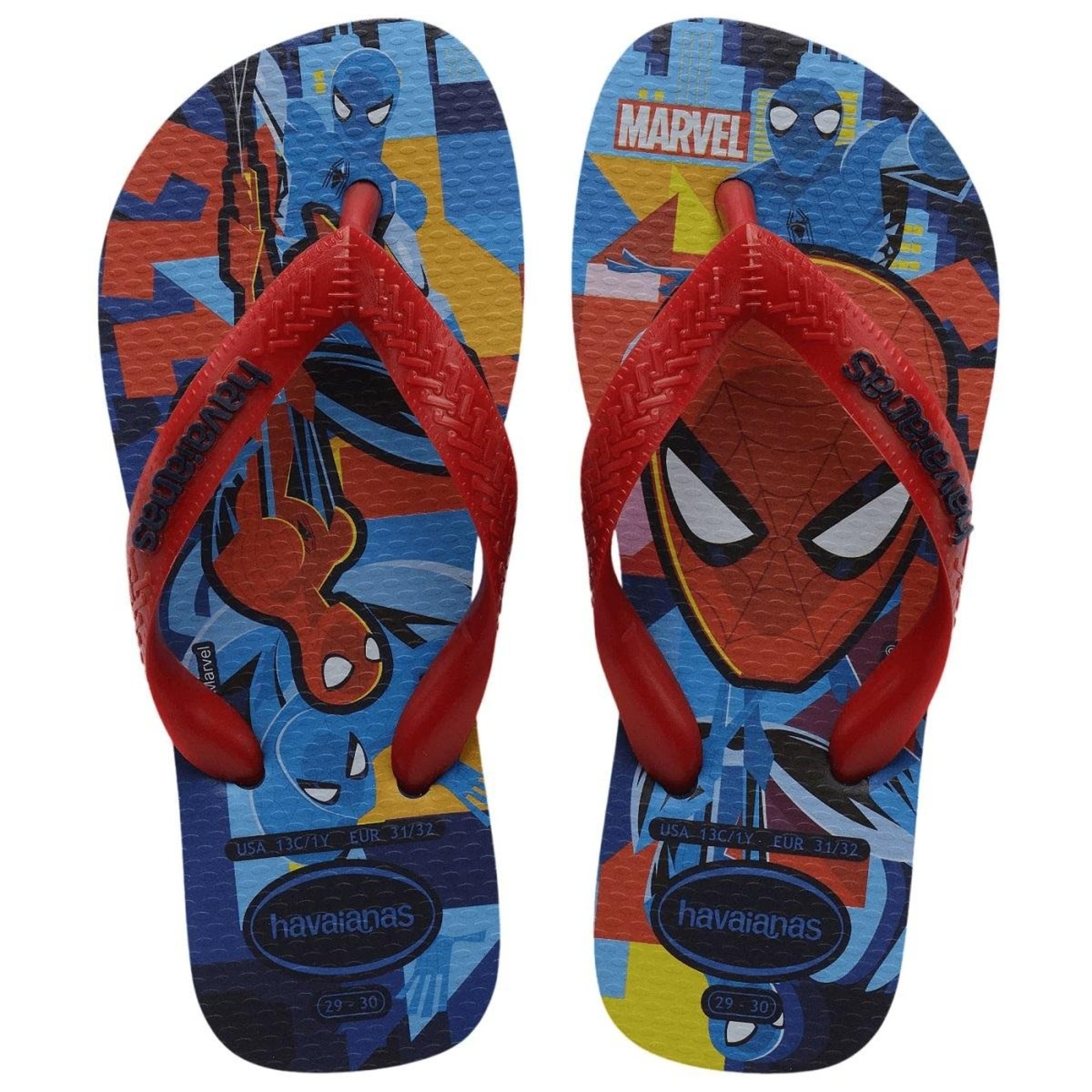 Infantil - Chinelo Menino Havaianas Top Marvel 4148300 Marinho