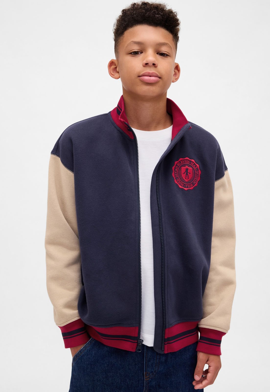 Infantil - Blusa de Moletom GAP Stranger Things Azul Marinho