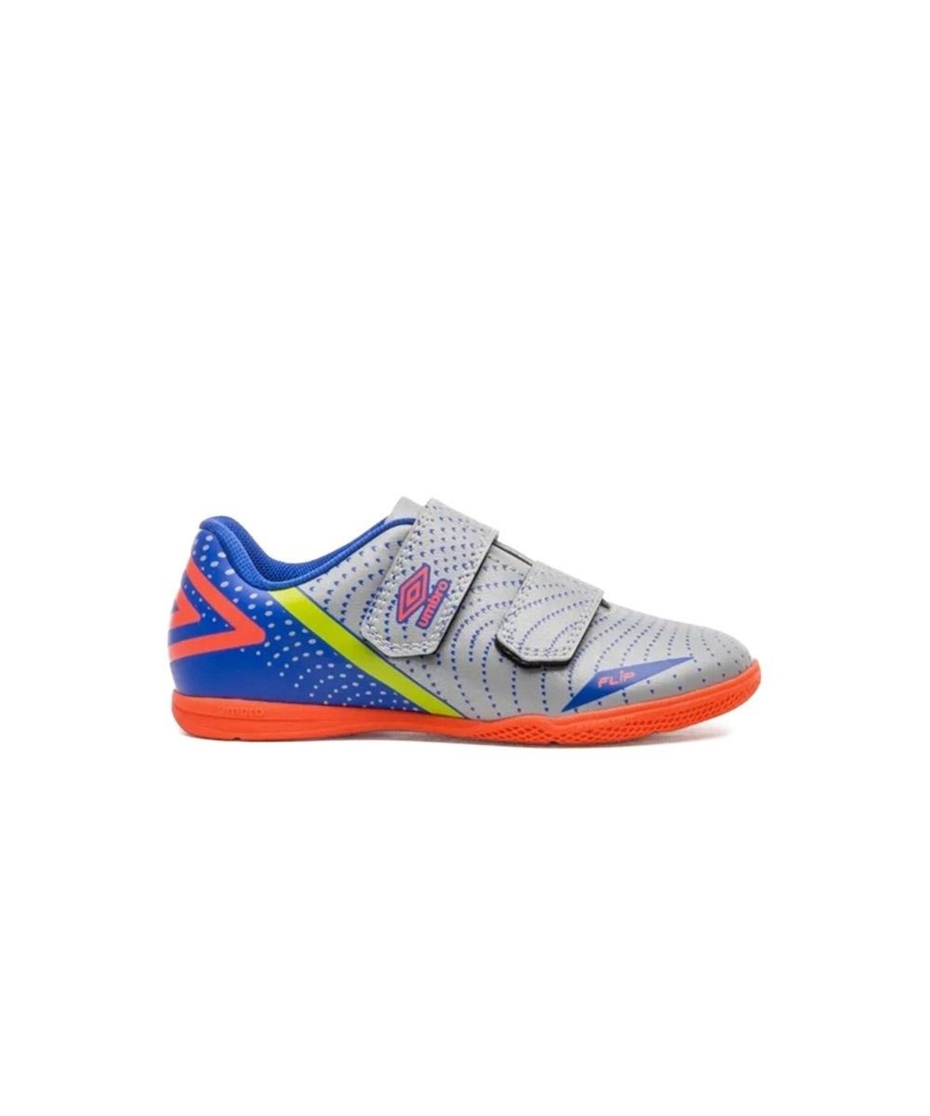 Infantil - Chuteira Futsal Umbro Flip U07fb00193 Cinza/Azul Incolor