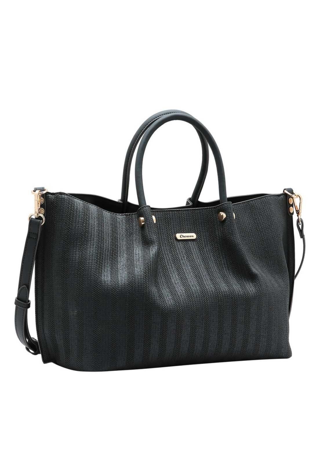 Bolsa Feminina Chenson Tressê Elegance 3485275 Preto