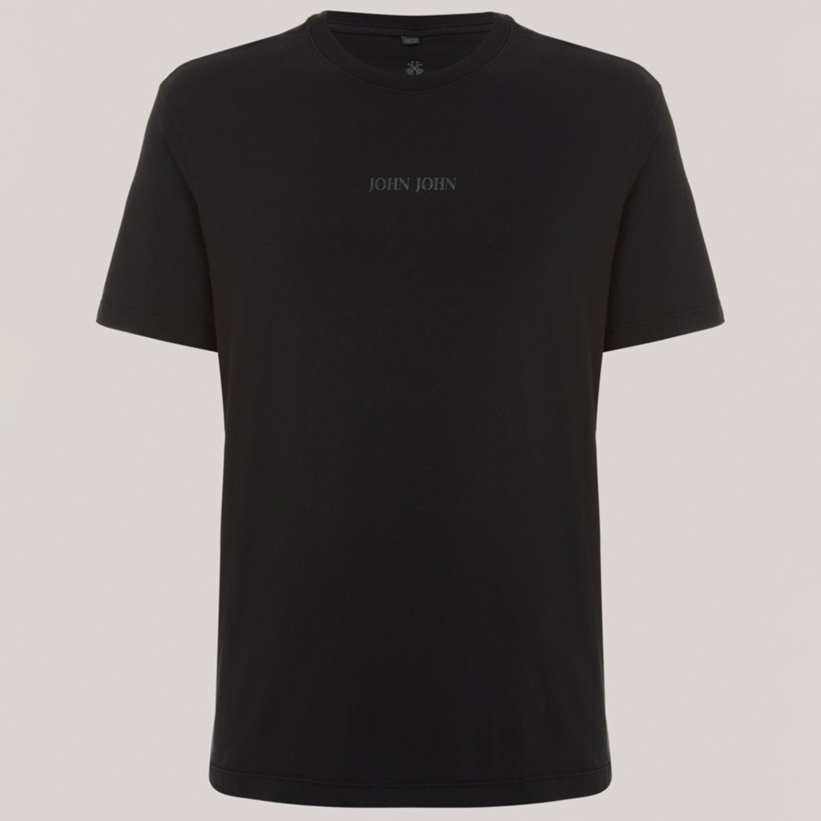 Camiseta John John Regular Clean In25 Preto Masculino