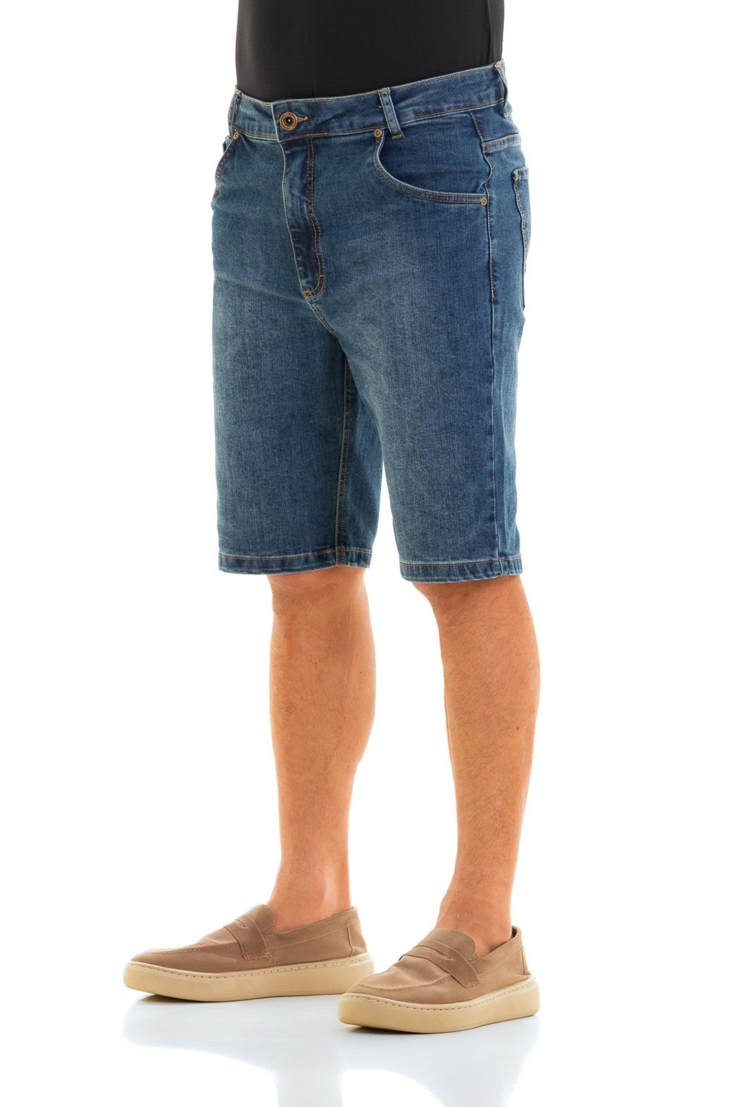 Bermuda Jeans Masculina Arauto Slim Dominic
