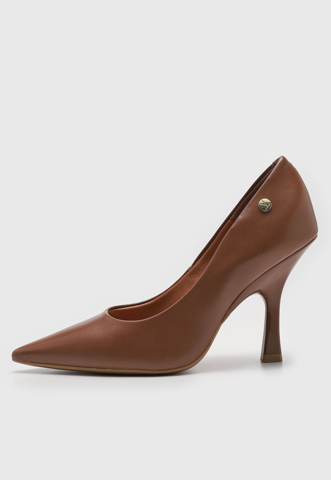Scarpin Feminino Vizzano Salto Alto Marrom